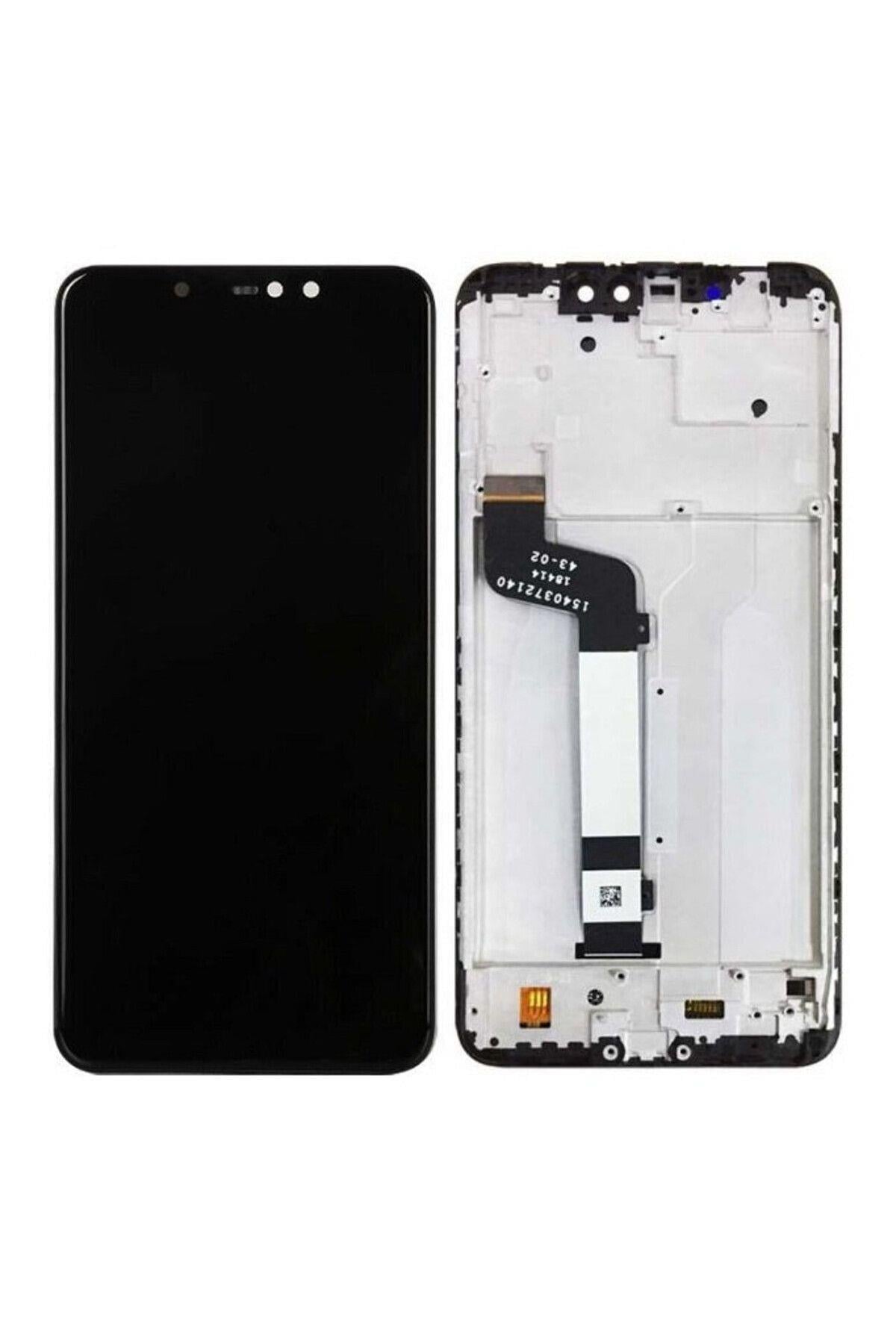 XİAOMİ Redmi Note 6 Pro Siyah Uyumlu Çıtalı Lcd Dokunmatik Ekran