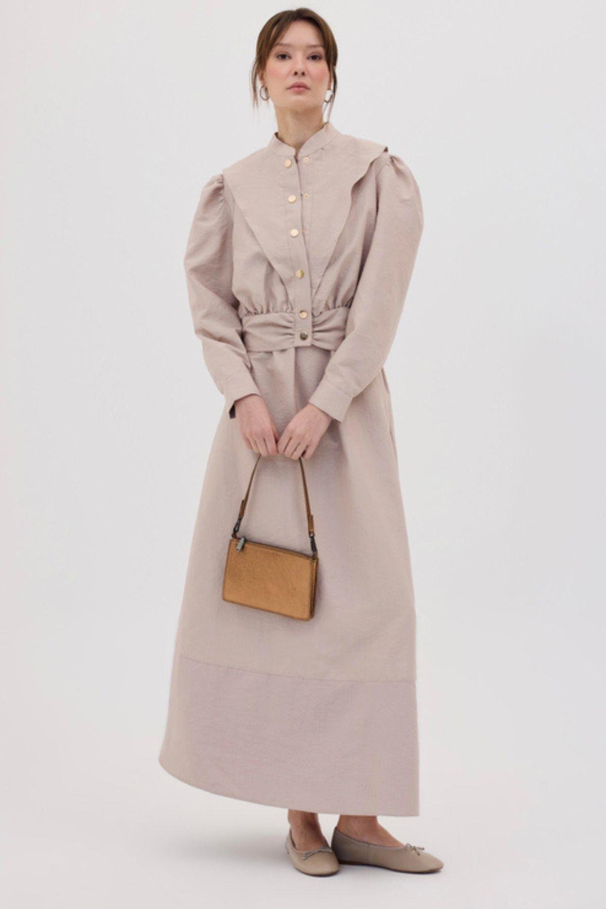 Kadın Bordo Jileli Bomber Takım Elbise - Şık ve Modern Tesettür Kombin