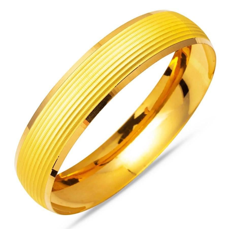 20 GR CNC DÜZ ÇİZGİLİ BİLEZİK 22 AYAR