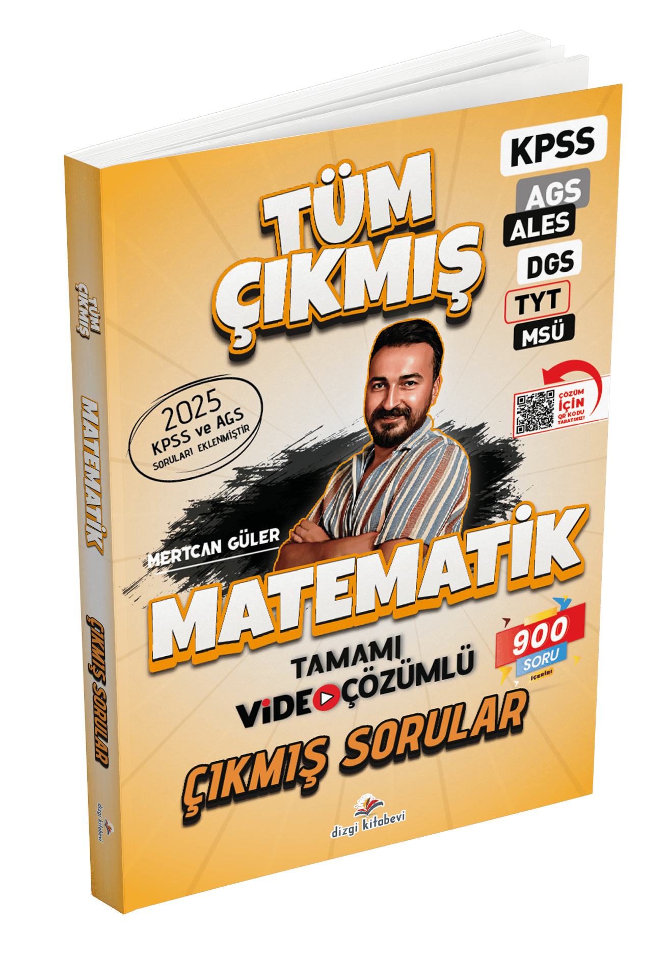 Dizgi Kitap 2026 Matematik Tüm Sınavlar Tamamı Video Çözümlü Çıkmış Sorular Mertcan Güler
