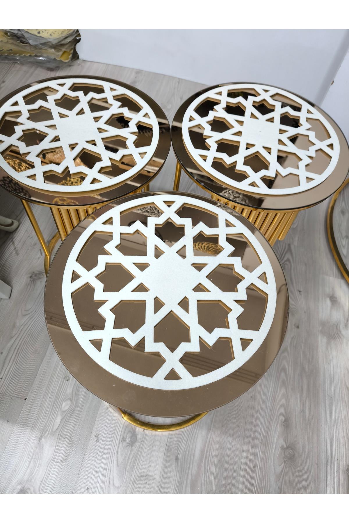 KEÇE SUPLA (AMERİKAN SERVİS, NİHALE ) /33CM YUVARLAK / 3MM KALINLIK / 3 ADET