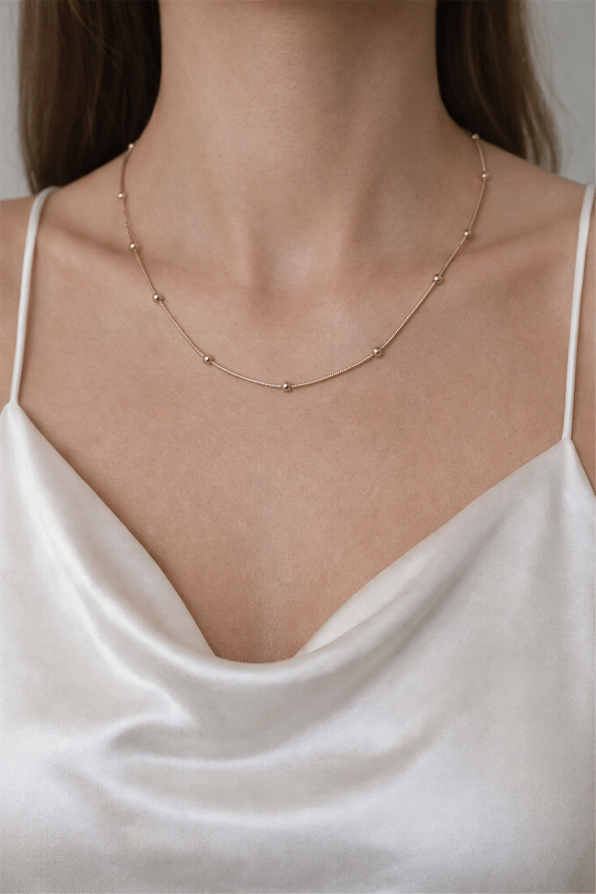 14 Ayar Gold K 50 Cm Uğurlu Şans Kolye 