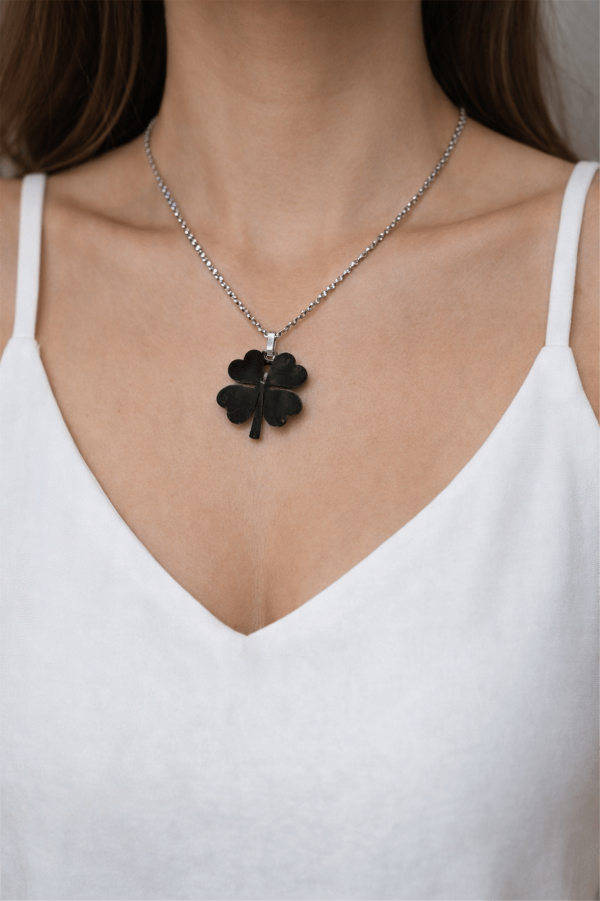Çelik Gold 3 Lü Örme Model Kolye 
