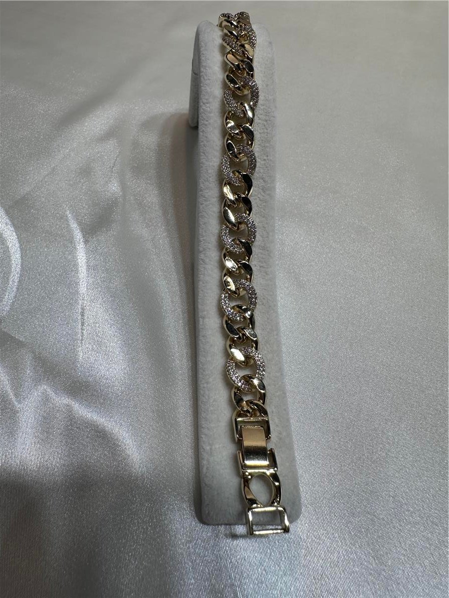 Gold 14.K Zirkon Taş Gurmet Model İthal 