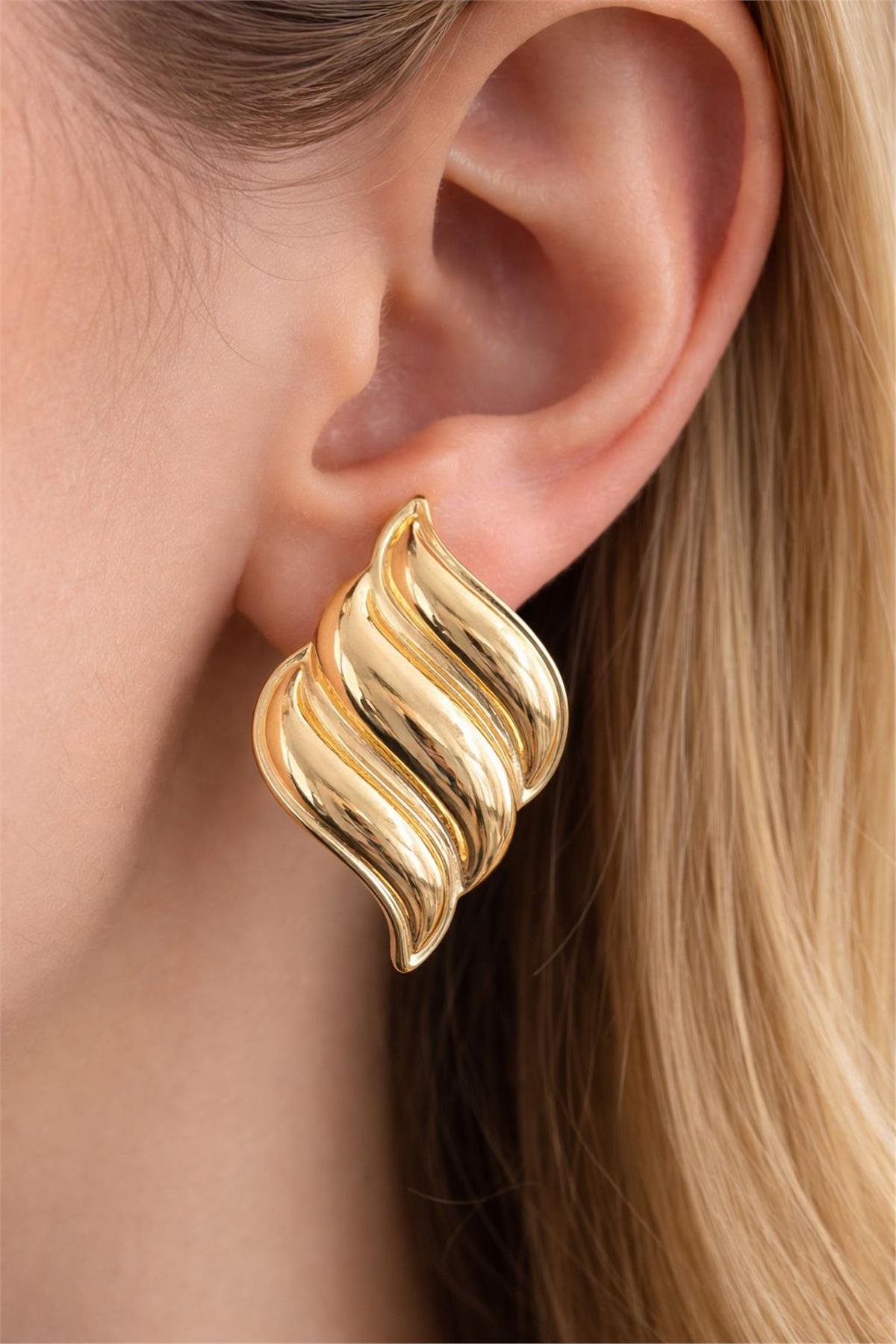 Gold Asil Küpe 