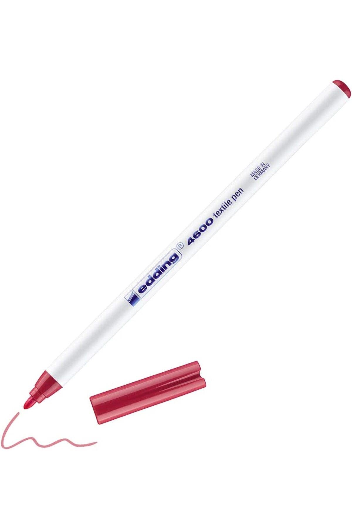 4600 1.0mm Tekstil Kumaş Kalemi Ateş Kırmızısı / 019