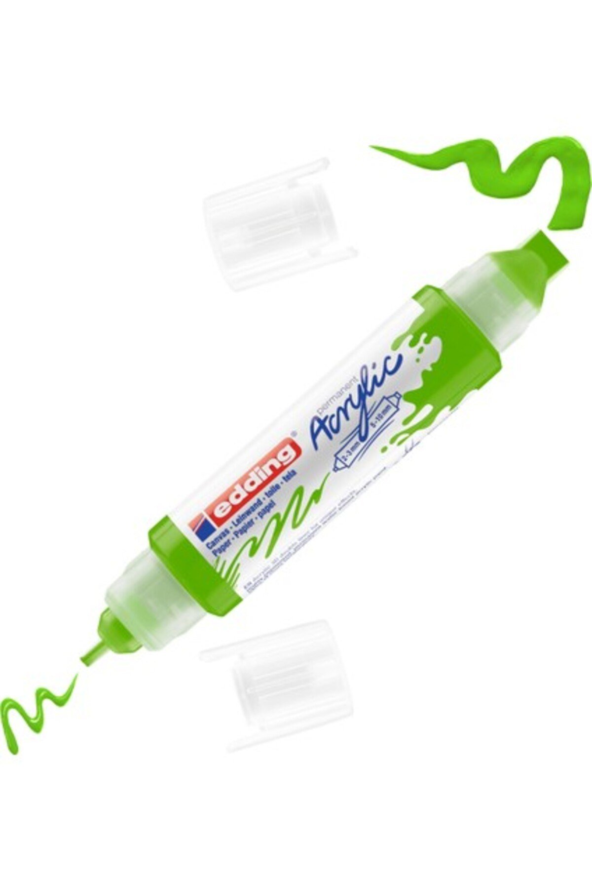 5400 Akrilik 3D Double Liner - Sarı-Yeşil - 2-3, 5-10 Mm’Lik 2 Başlık