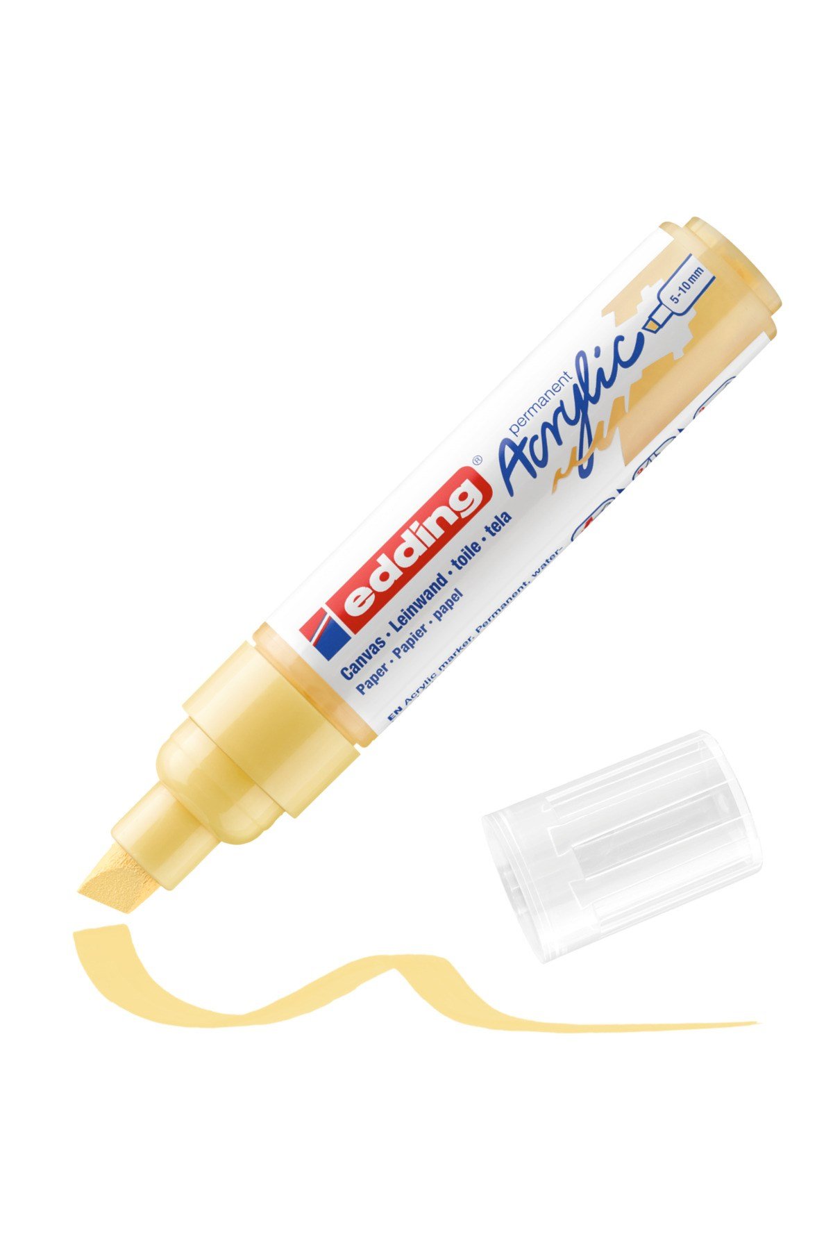 5400 Akrilik Kalem 3D Double Liner - Pastel Sarı 915