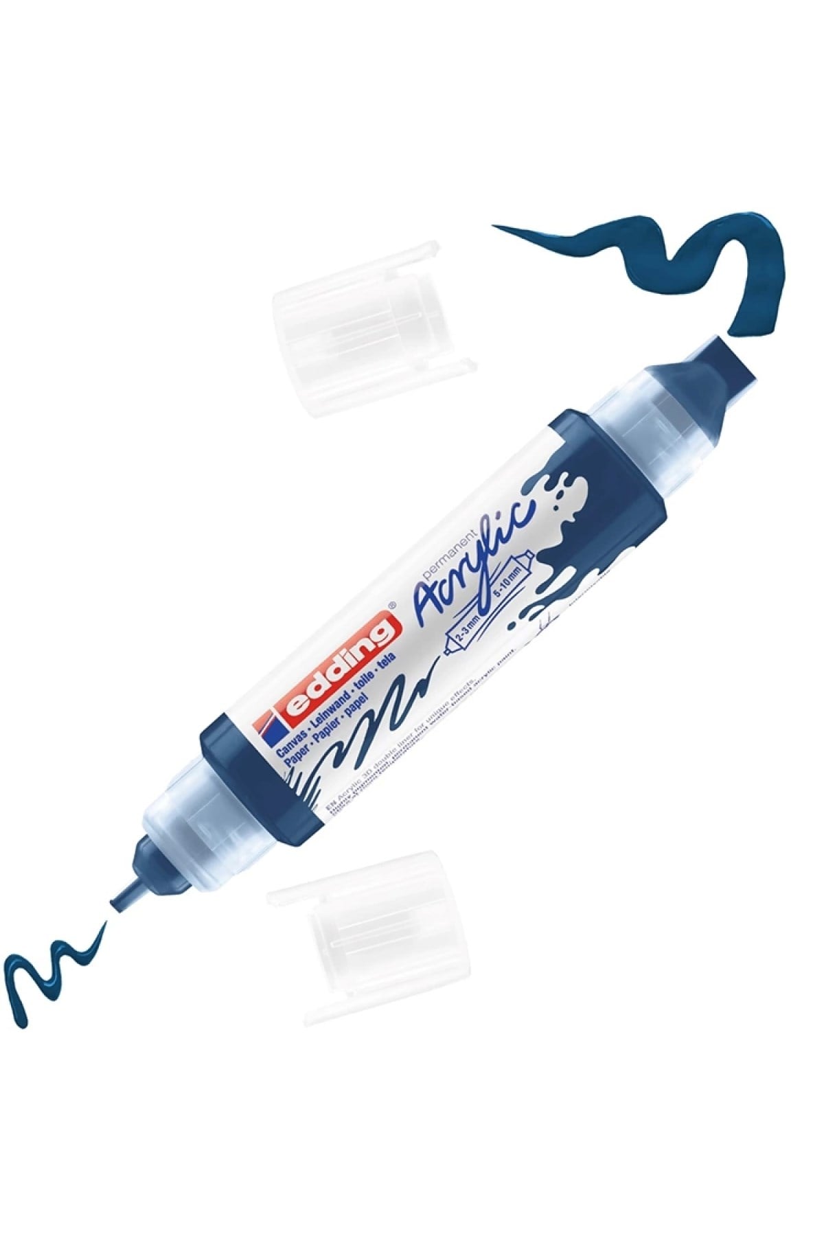 5400 Akrilik Marker Kalem Çift Uçlu 3d Double Liner Gece Mavisi 933