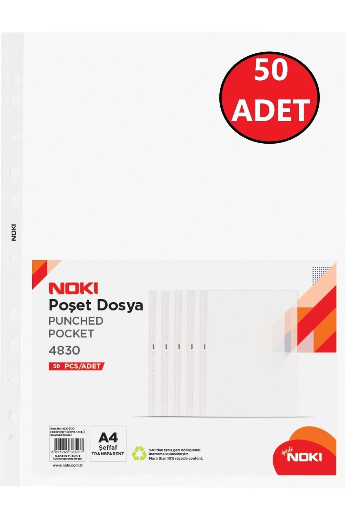 A4 Eco Poşet Dosya 50'li