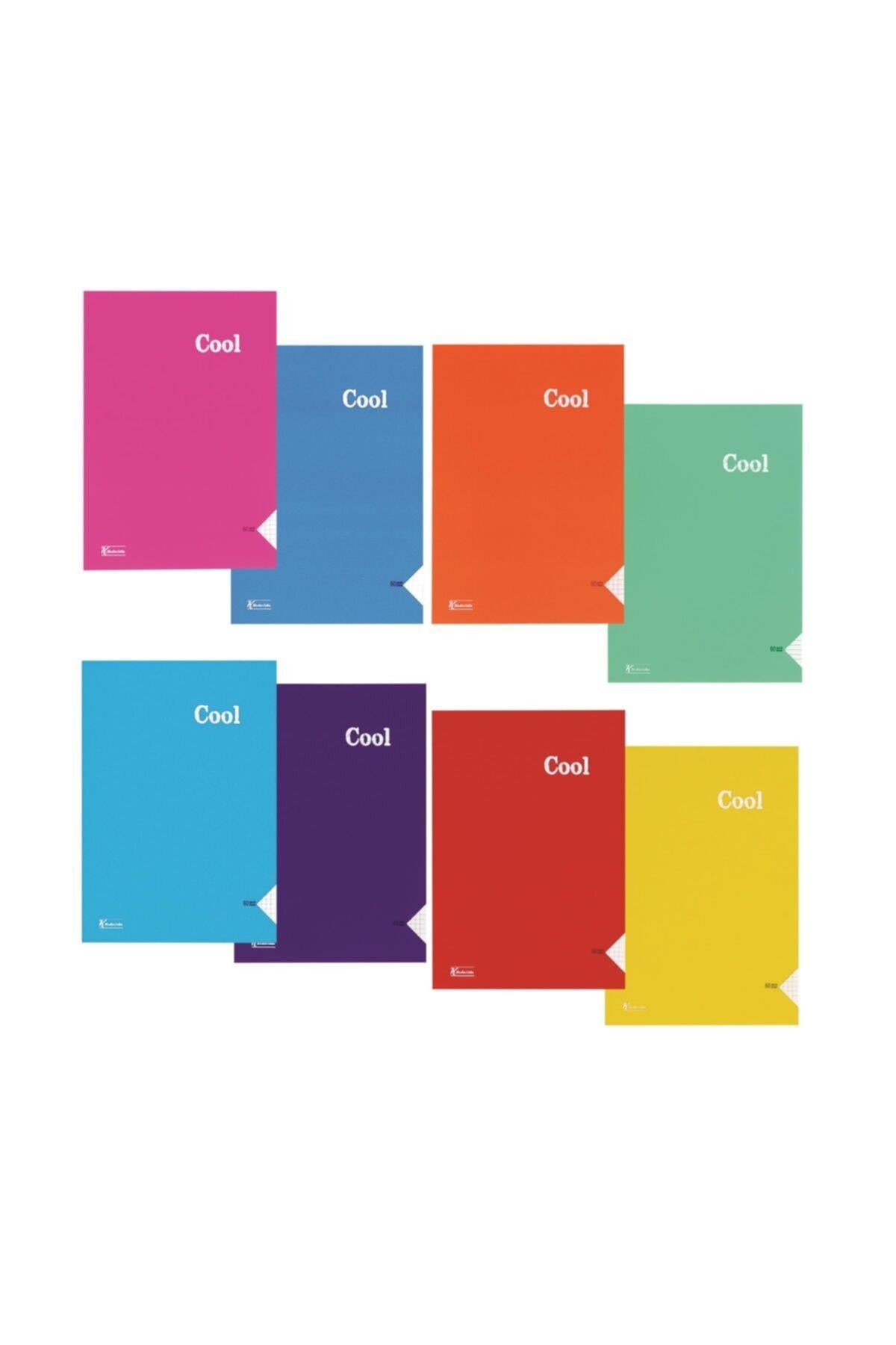 A5 80 Yp. Çizgili Plastik Kapak Dikişli Cool Defter