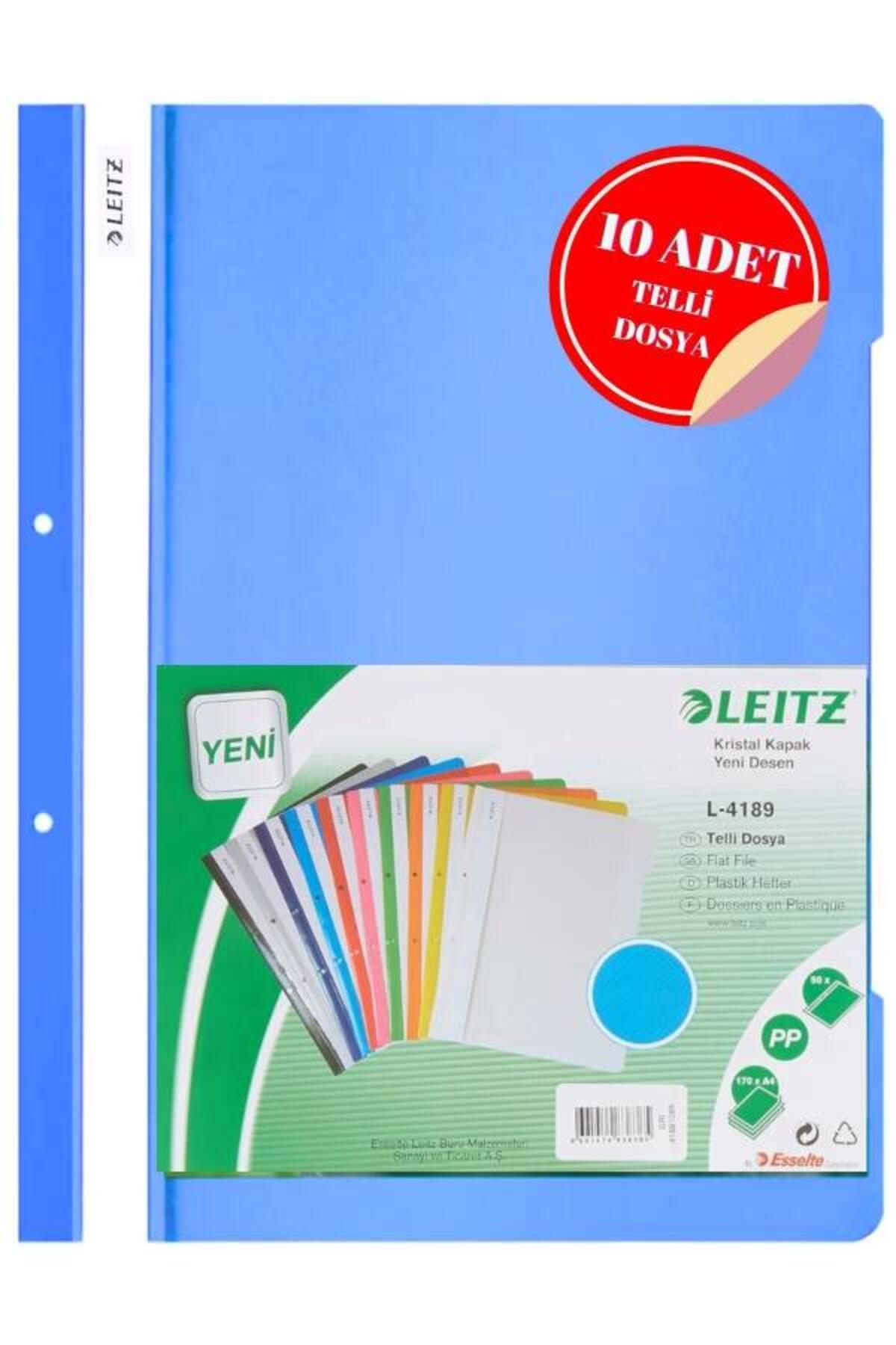 Açık Mavi Telli Dosya 10 Lu Paket