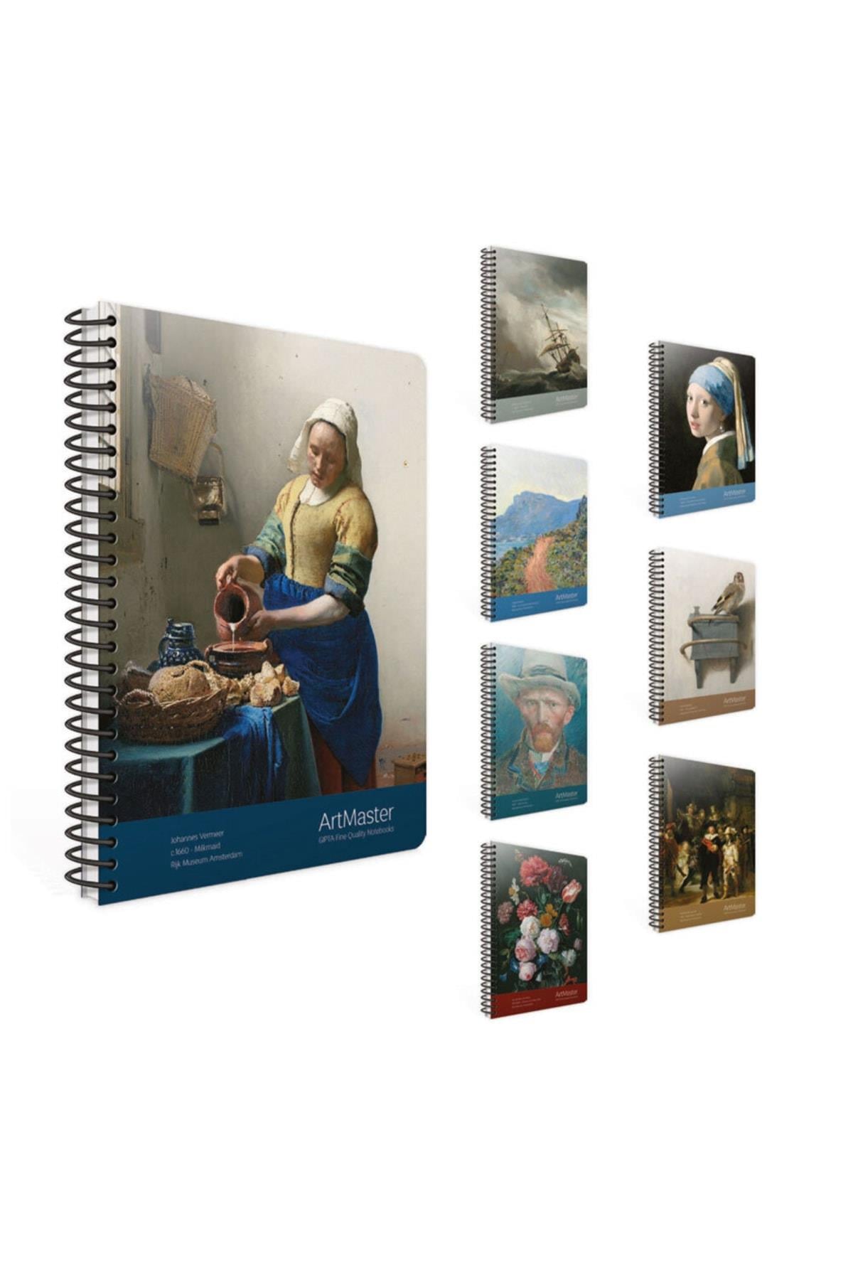 Art Master Spiralli Karton Kapak Defter 19x26 Çizgili