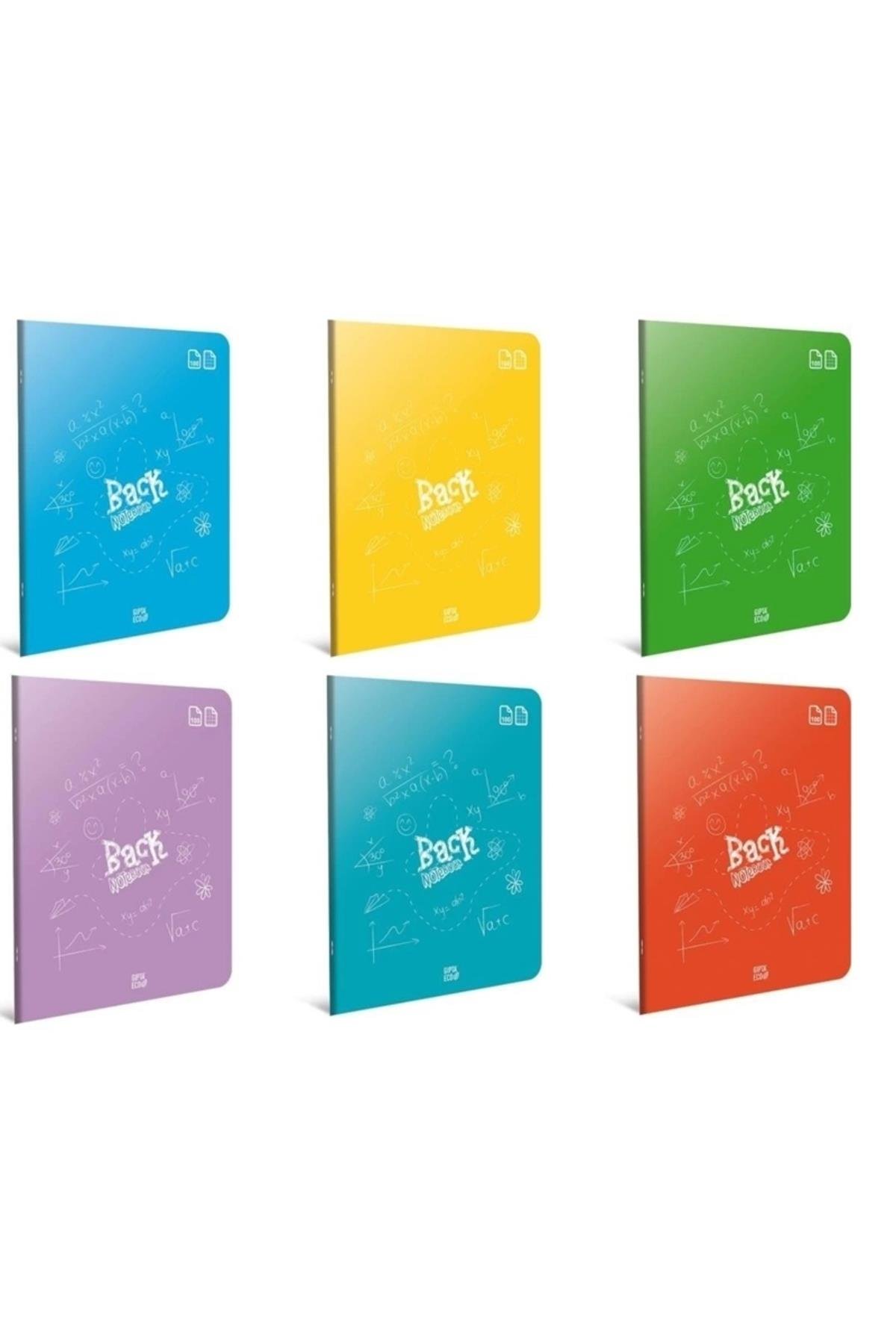 BACK TEL DİKİŞ PLASTİK KAPAK DEFTER A5 80YP ÇİZGİSİZ