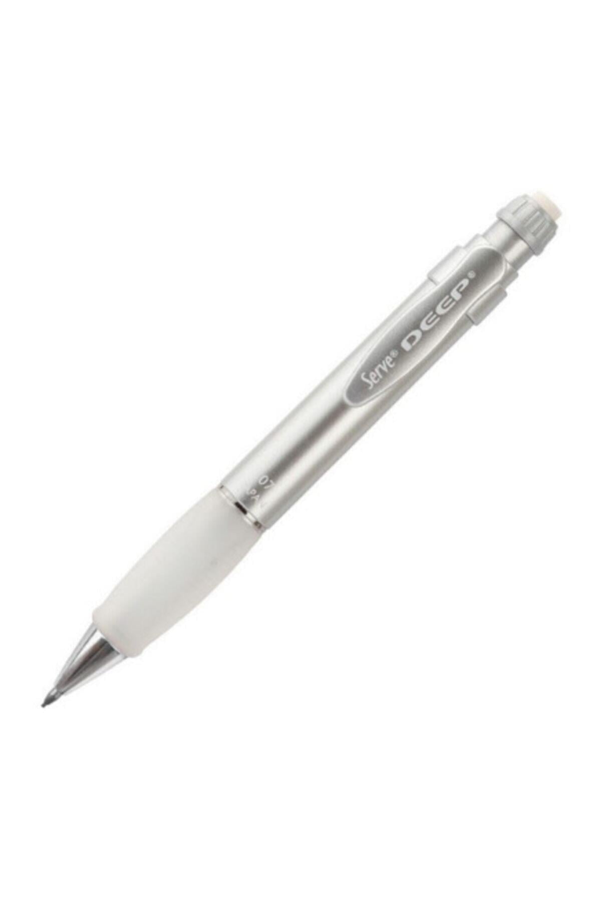 Deep 0.7mm Versatil Kalem Metalik Gri
