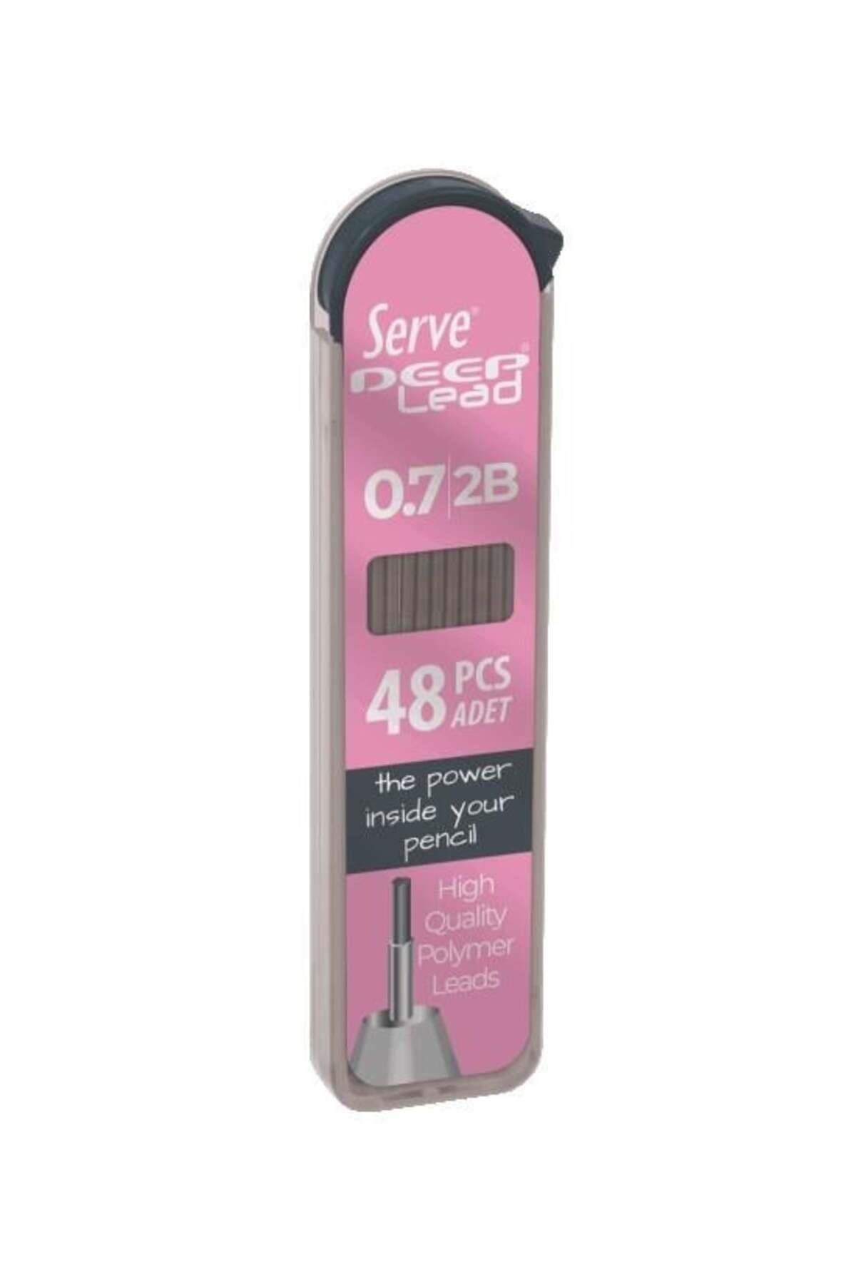 Deep Mekanik Kalem Ucu (0.7 mm) 2B // Şeker Pembe