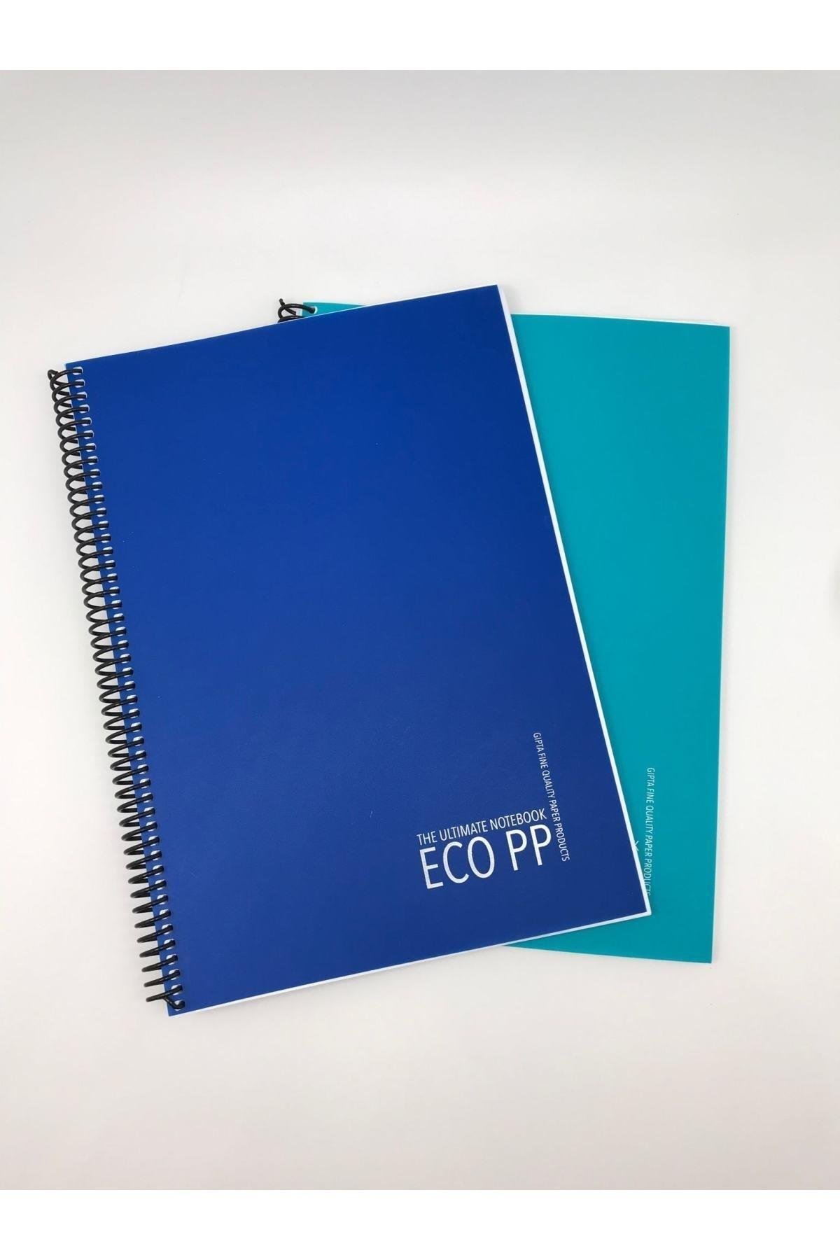 Eko Pp Spiralli Pp Kapak Defter A4 80 Yaprak Çizgili 2'li