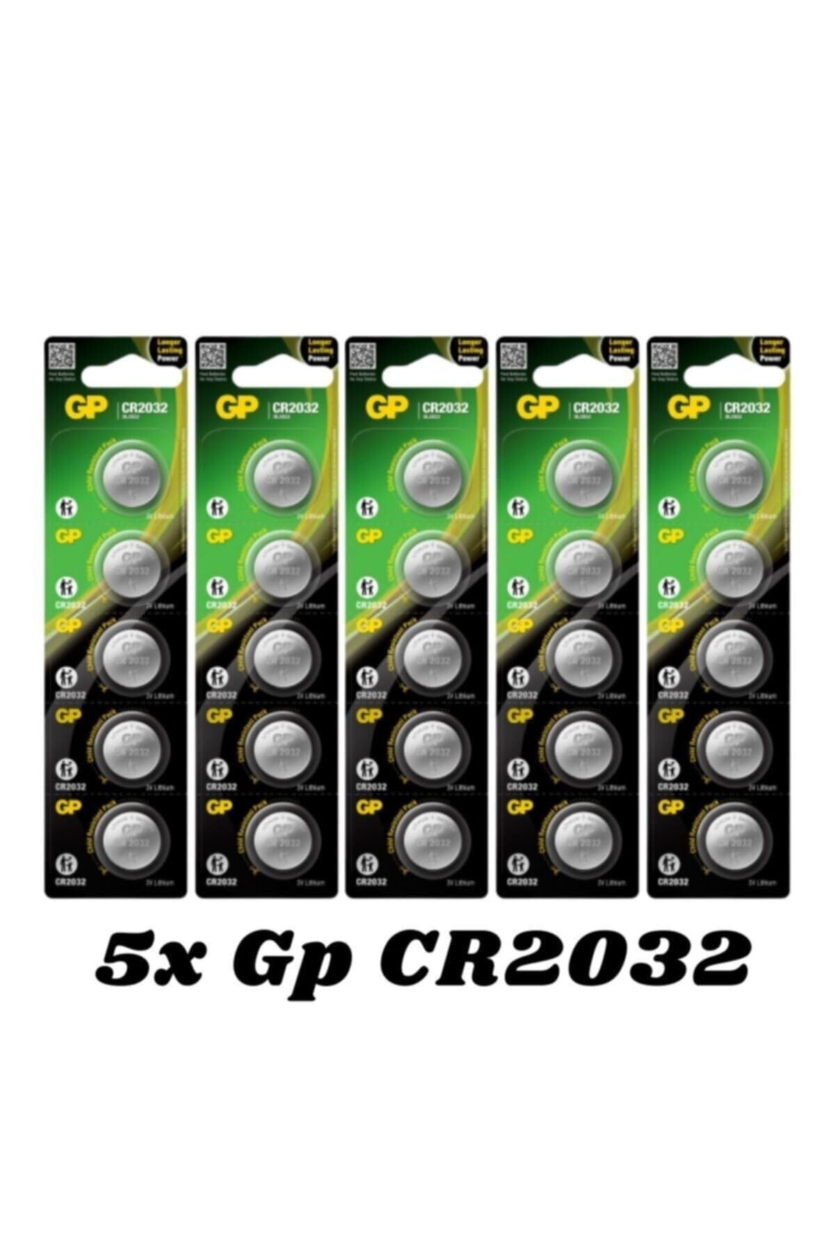 Gp Cr 2032 3v Düğme Pil 25'li