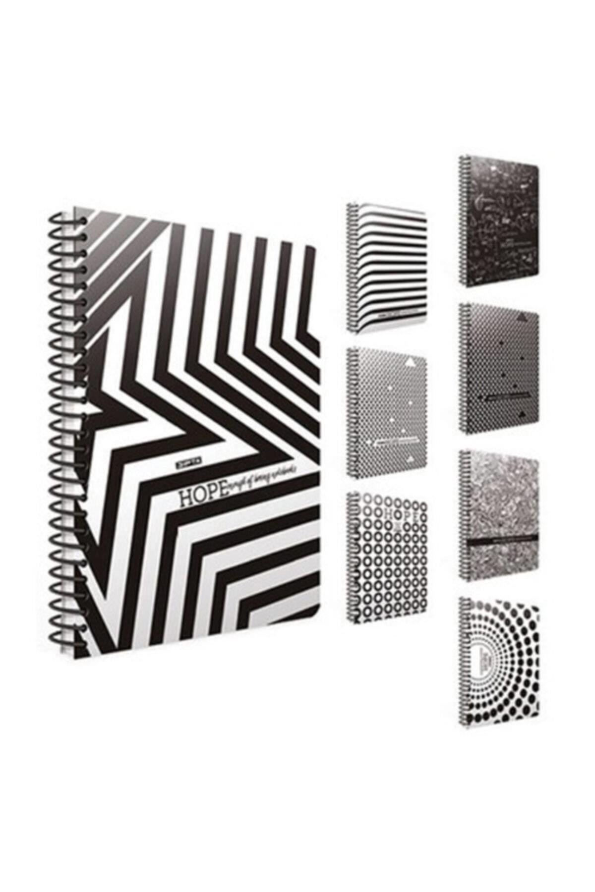 Hope Spiralli Karton Defter 18.5x26 Cm 80 Yaprak Çizgili Defter