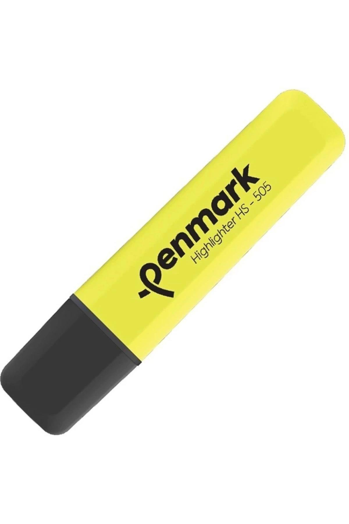 Hs-505-11 Pastel Fosforlu Kalem Limoni