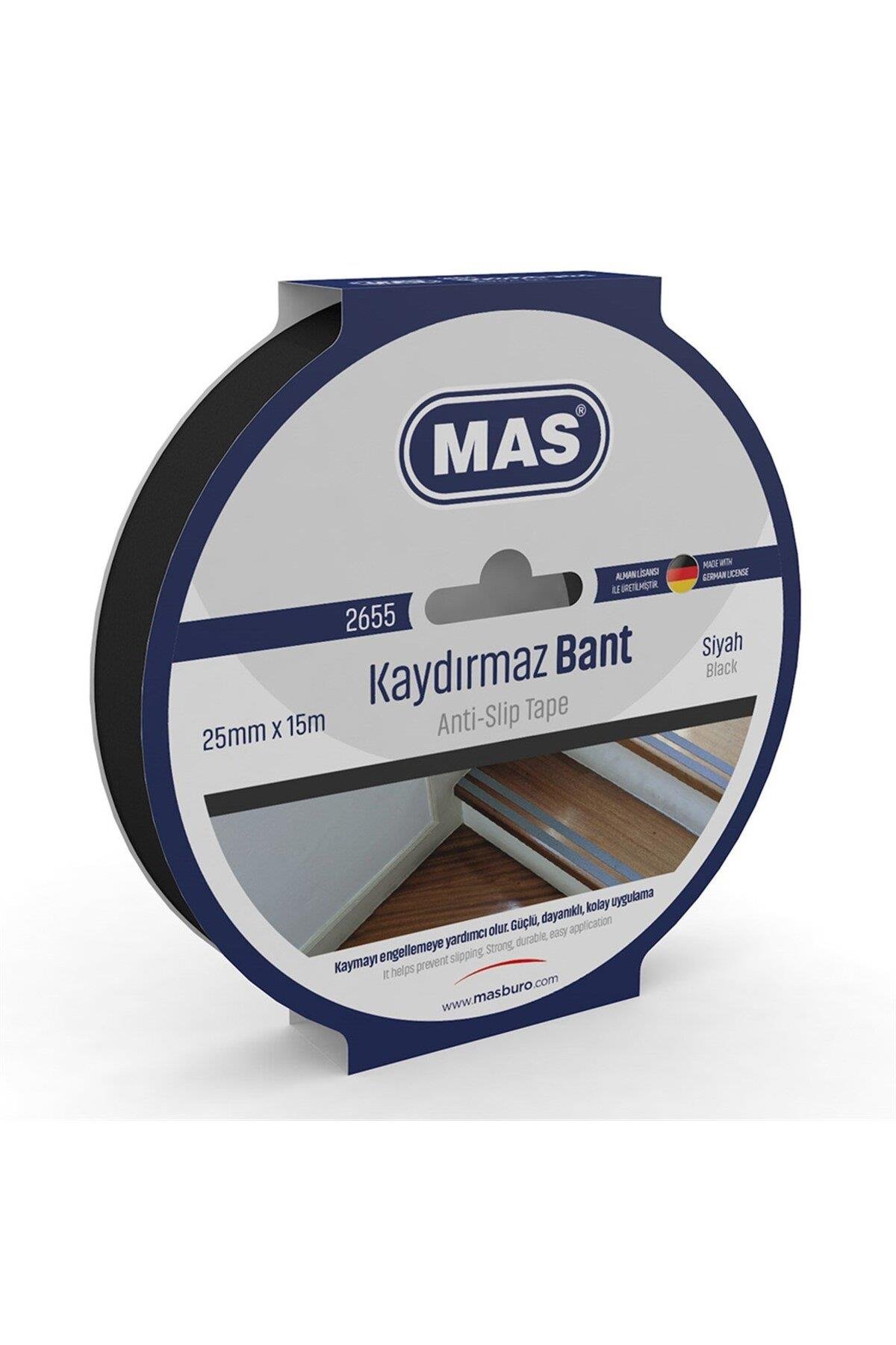 Kaydırmaz Bant - Siyah - 25mmx15m