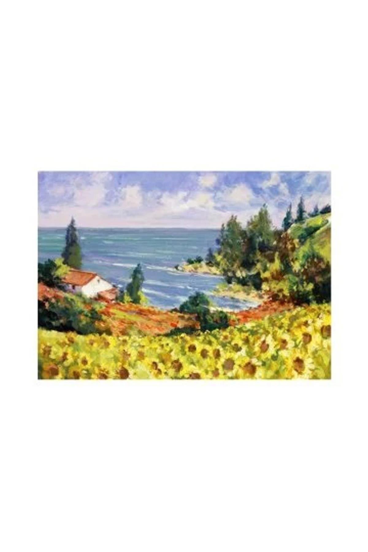 Keskin 34x49 500 Parça Puzzle/yapboz Ayçiçek Tarlası