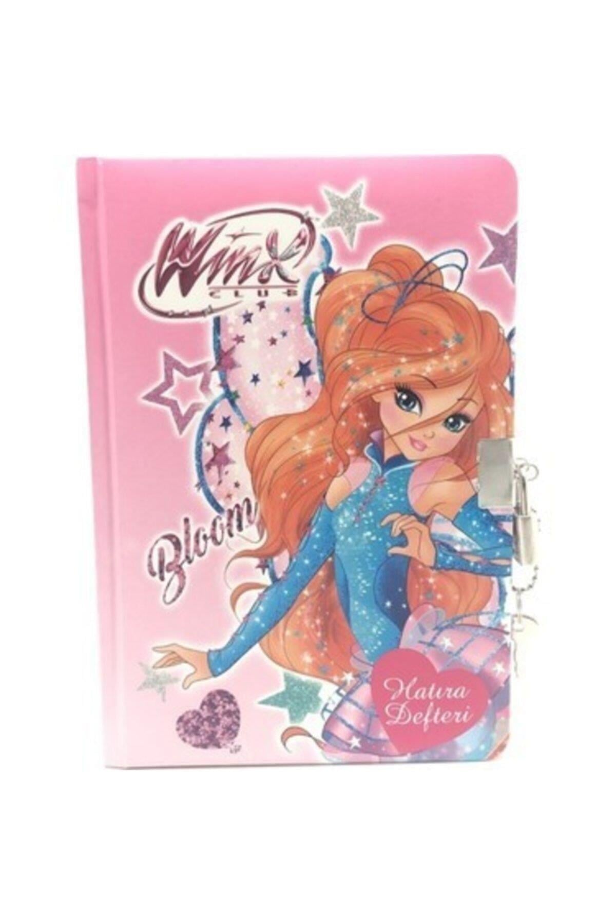 Kilitli Hatıra Defteri Winx Ip Dikişli Sert Kapak 14x20cm 96 Yaprak 3431 (karışık Renk 1 Adet)