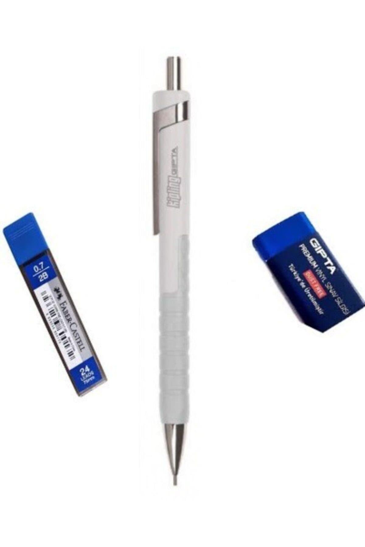 Kipling 0,7 Versatil Kalem, Sınav Silgisi, Faber Castell 24 Lü 0,7 Uç.