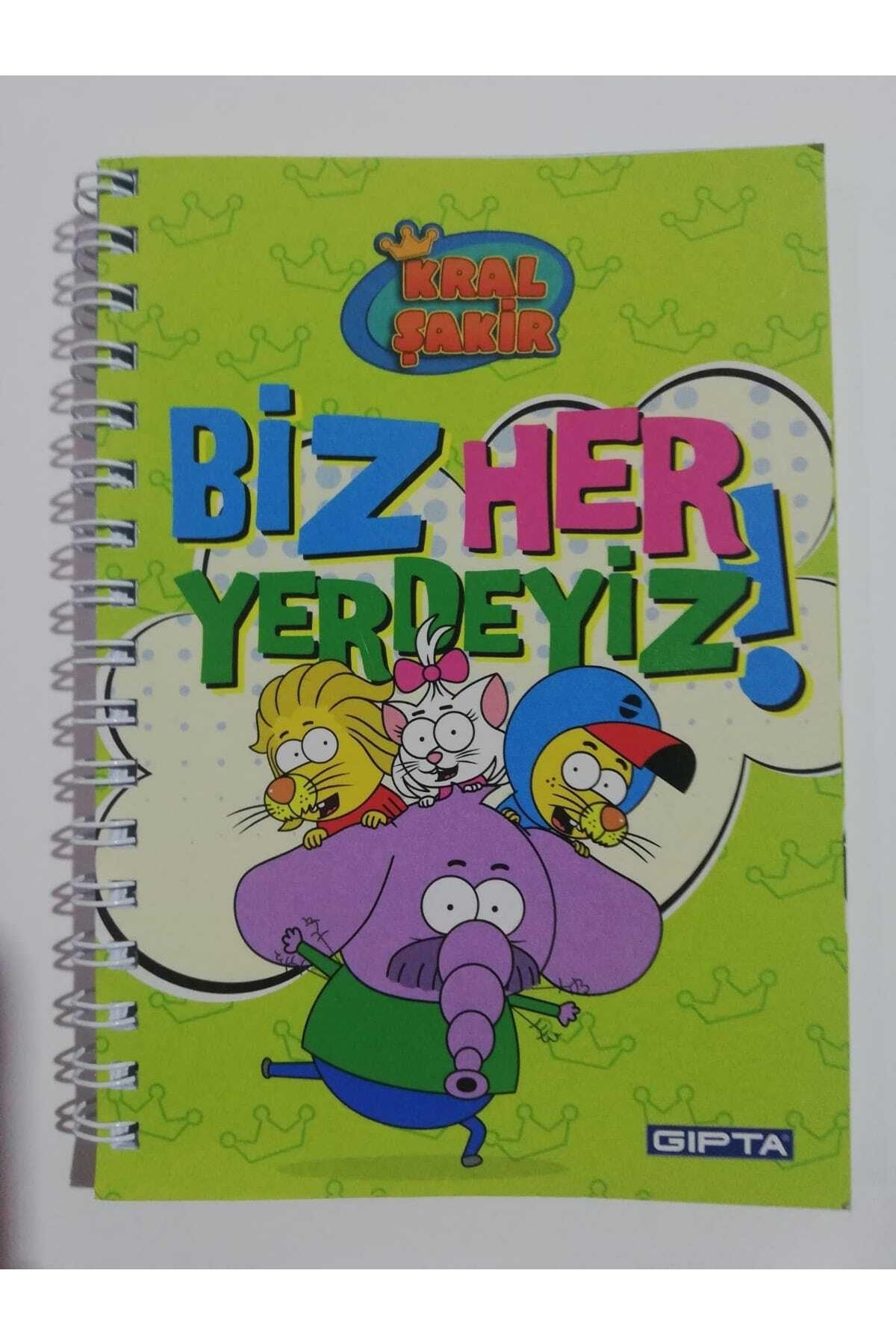 Kral Şakir Sp.a6 (10x15 cm) Karton Kapak 80 Yaprak Çizgili Not Defteri