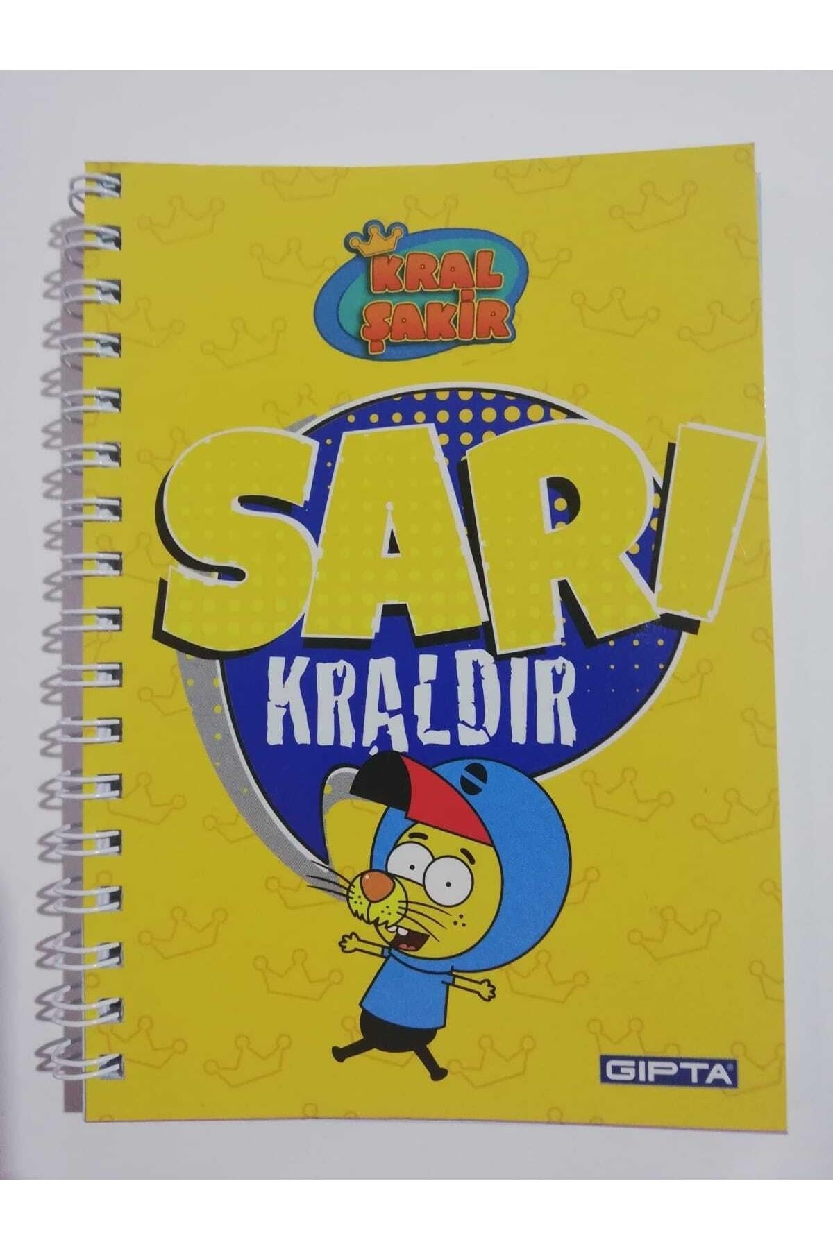 Kral Şakir Sp.a6 (10x15 Cm) Karton Kapak 80 Yaprak Çizgili Not Defteri