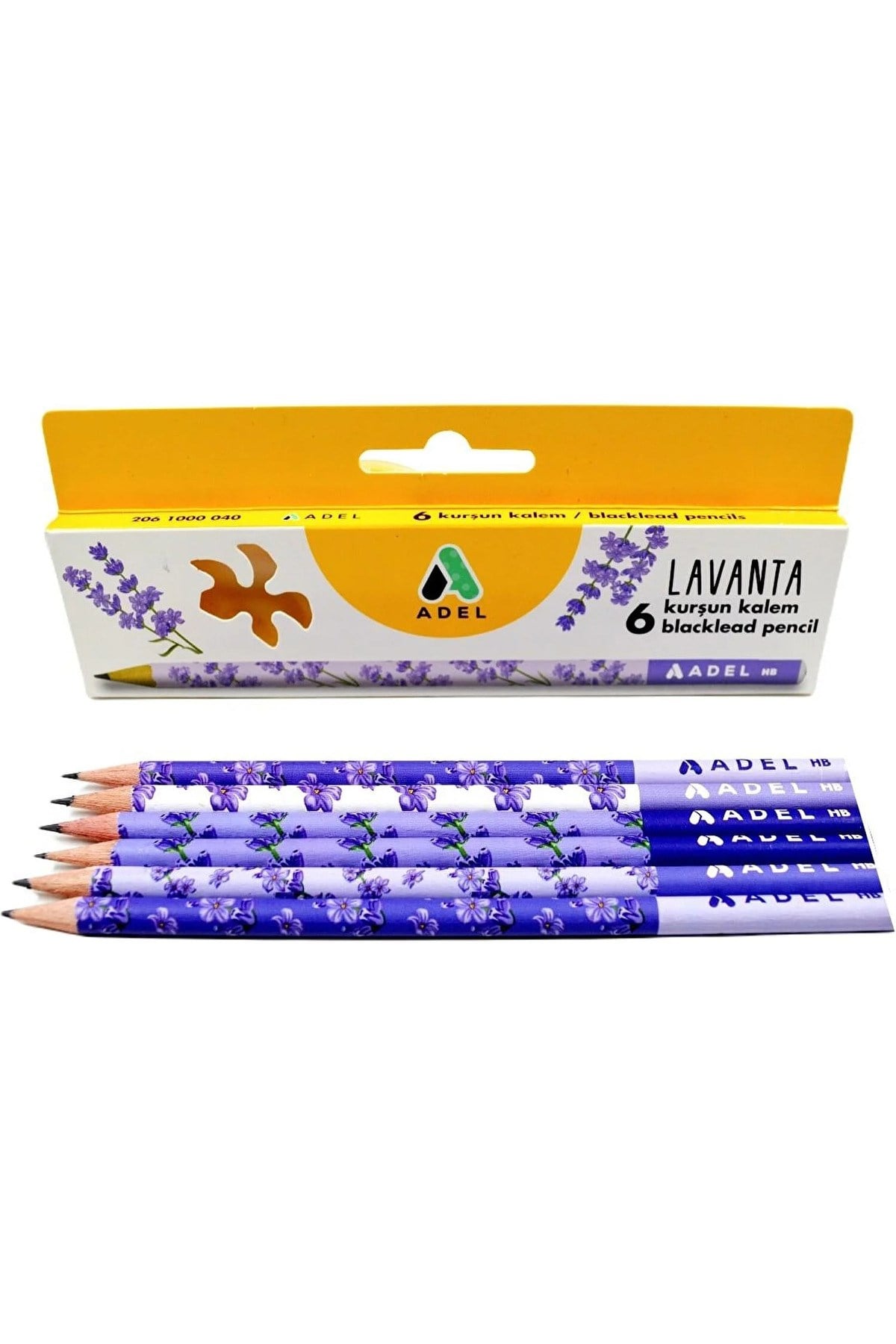 Lavanta 6'lı Kurşun Kalem Hb / 2061000040