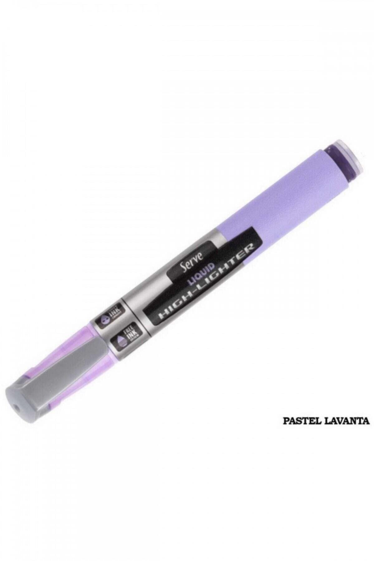 Liquid Highlighter Sıvı Mürekkepli Fosforlu Kalem Pastel Lavanta