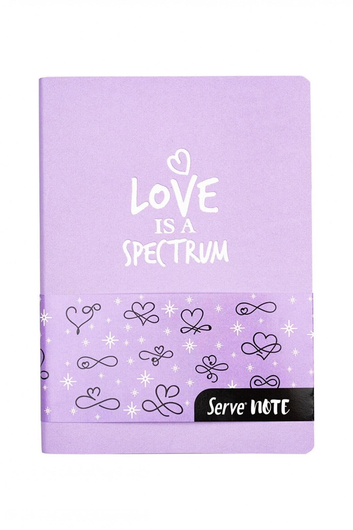 Note 15x21cm 120yp Çizgili Defter Lavanta