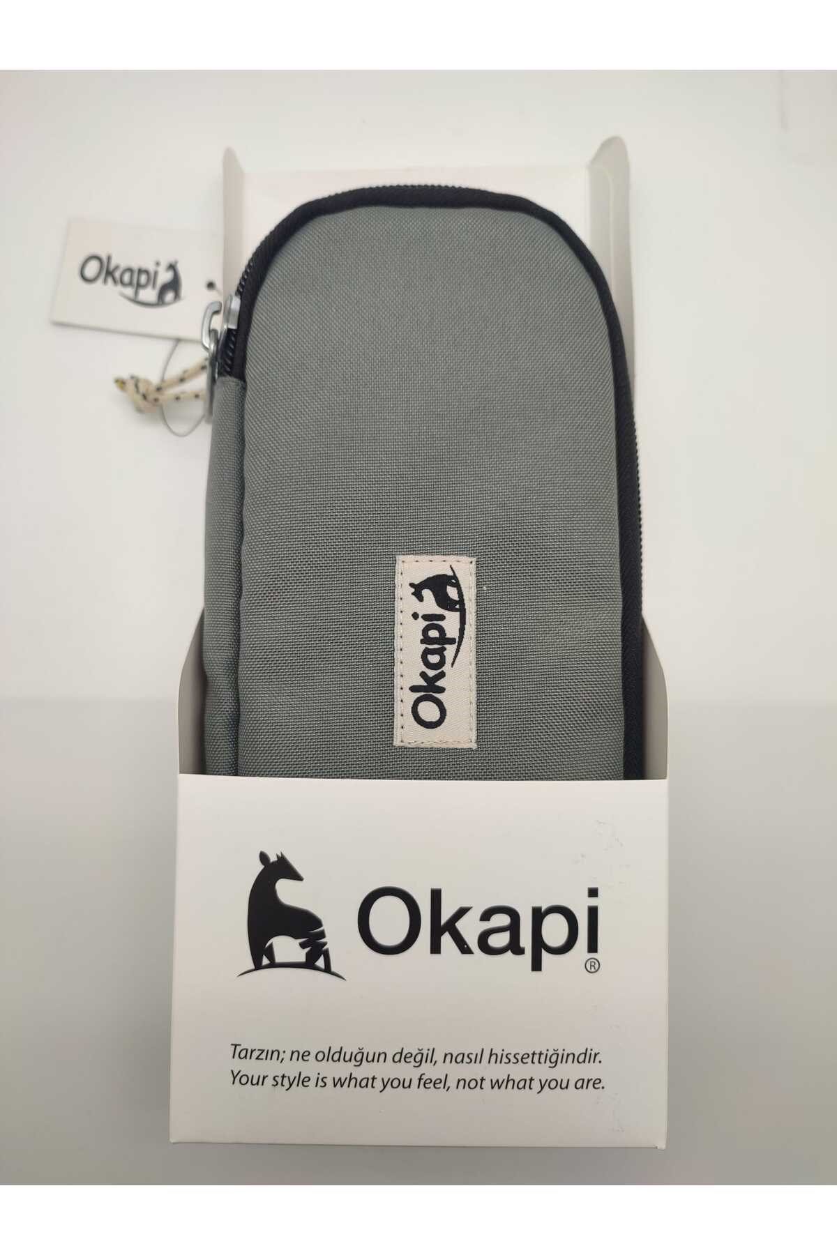 (OKP-121/R) KALEM ÇANTASI GRİ