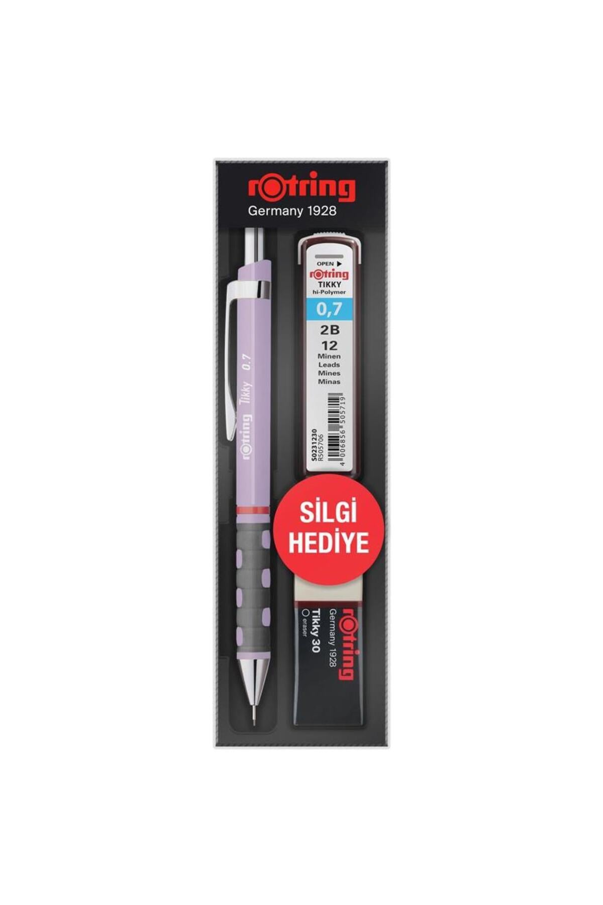 Okul Seti Tıkky Min Silgi 3 LÜ 0.7 MM Lila RO-KK07-07-LILA