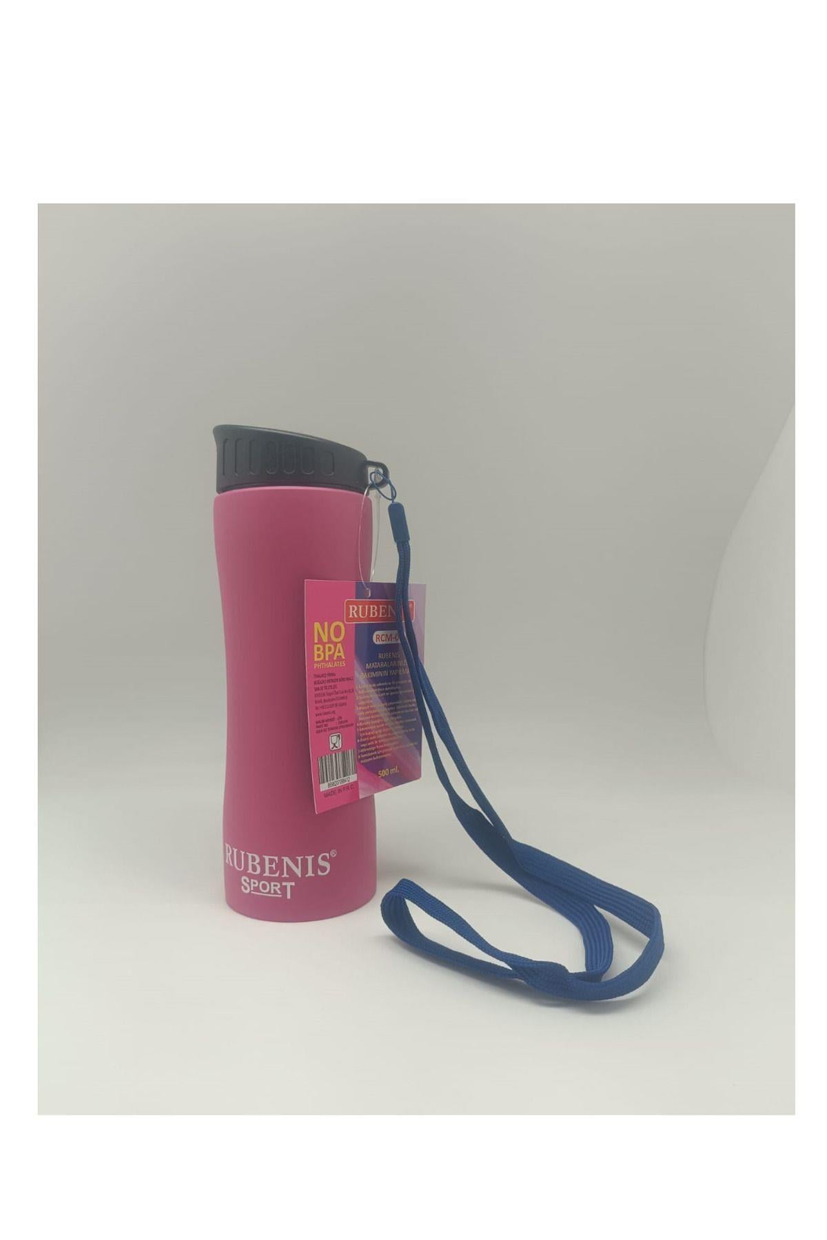 Rcm-04 500ml Ince Gövde Çelik Matara Pembe 1 Adet