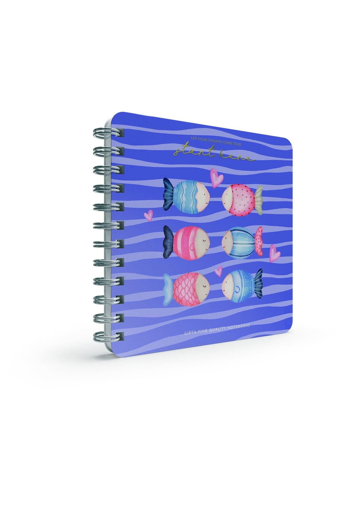 Start Spiralli Sert Kapak Not Defteri 16x16cm 100 Yaprak Noktalı (3 Lü Paket) 5925
