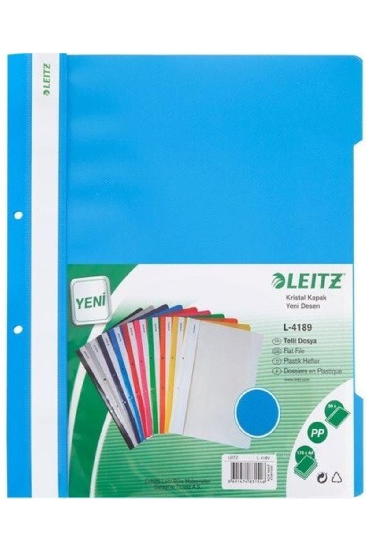 Tellı Dosya L-4189 A.mavı 10 Lu