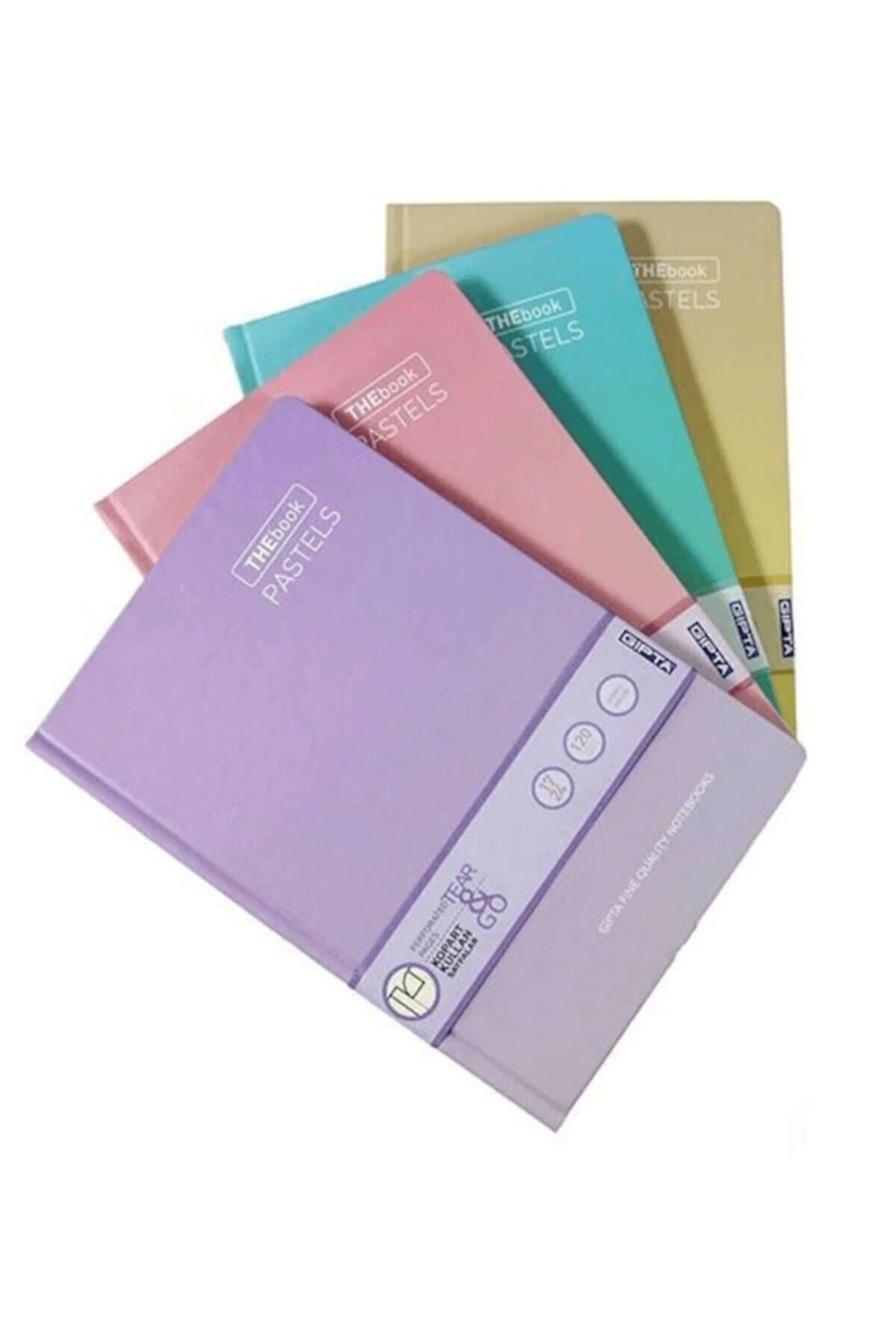 Thebook Ip Dikiş Fosforlu Kapaklı Defter (14*20)-120 Yaprak ( Kareli )
