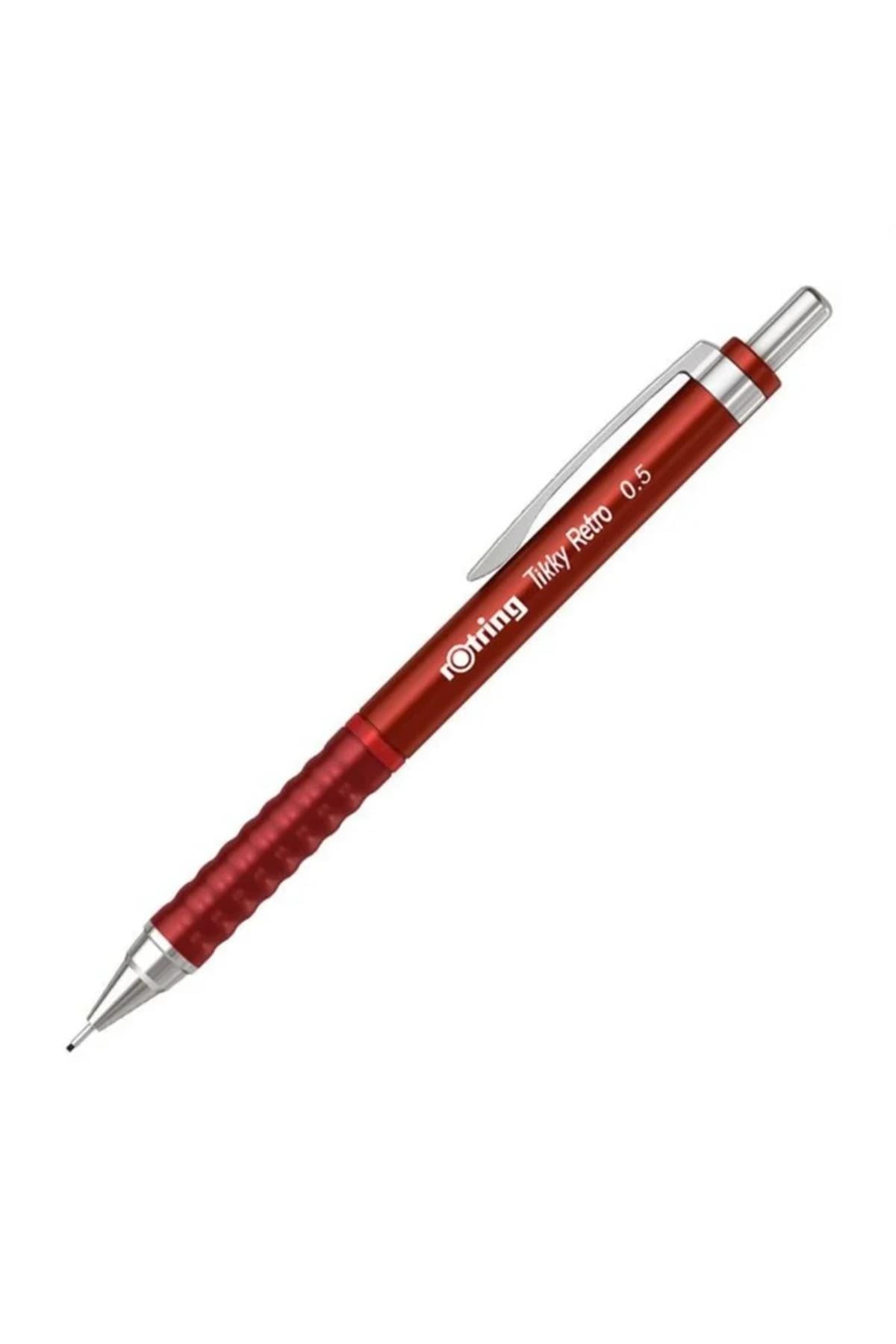 Tikky Retro 0.5mm Mekanik Kurşun Kalem Metalik Kırmızı / 2202568