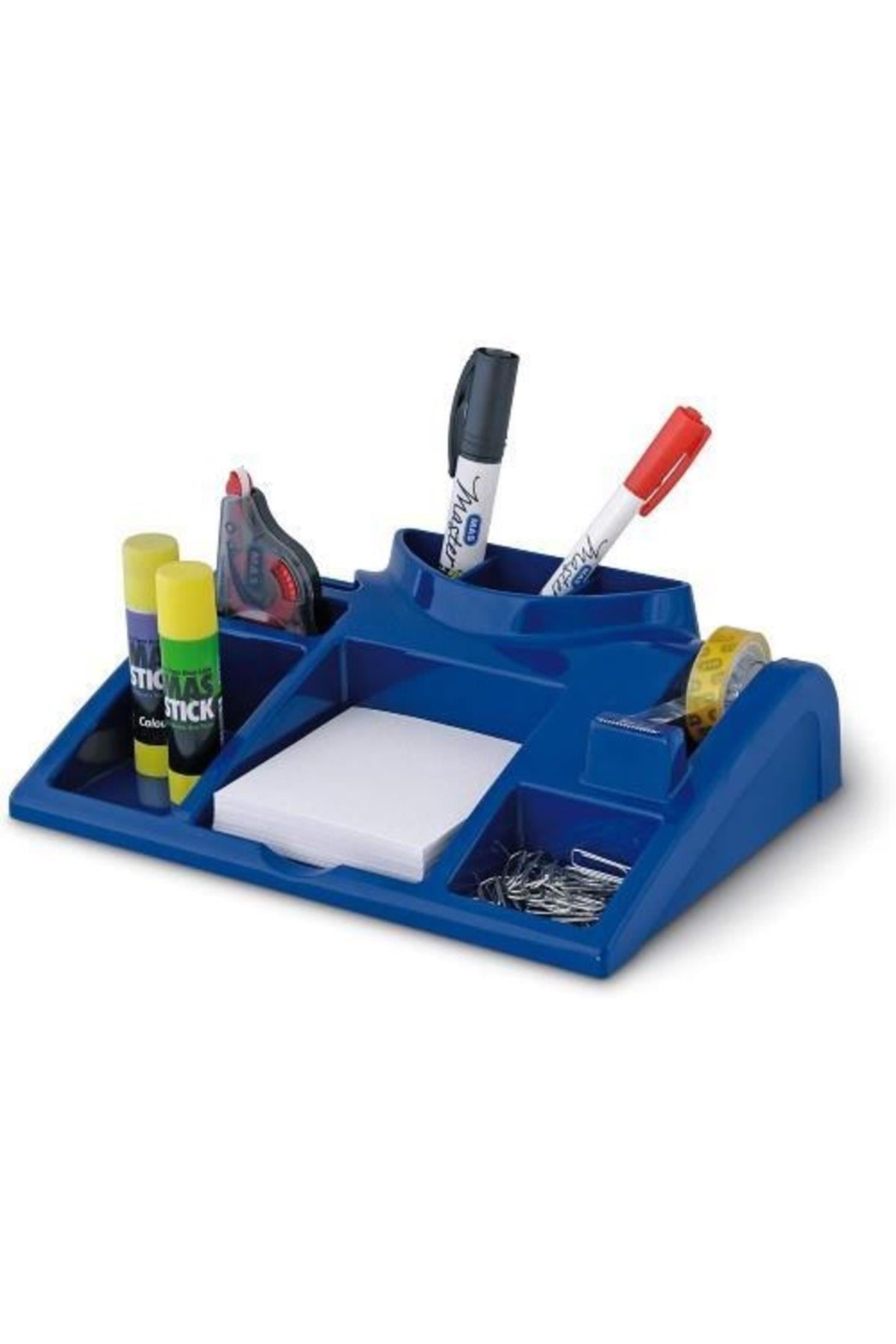 Trendy Desk Organizer A Seti A Üstü Kalemlik Notluk Seti Mavi