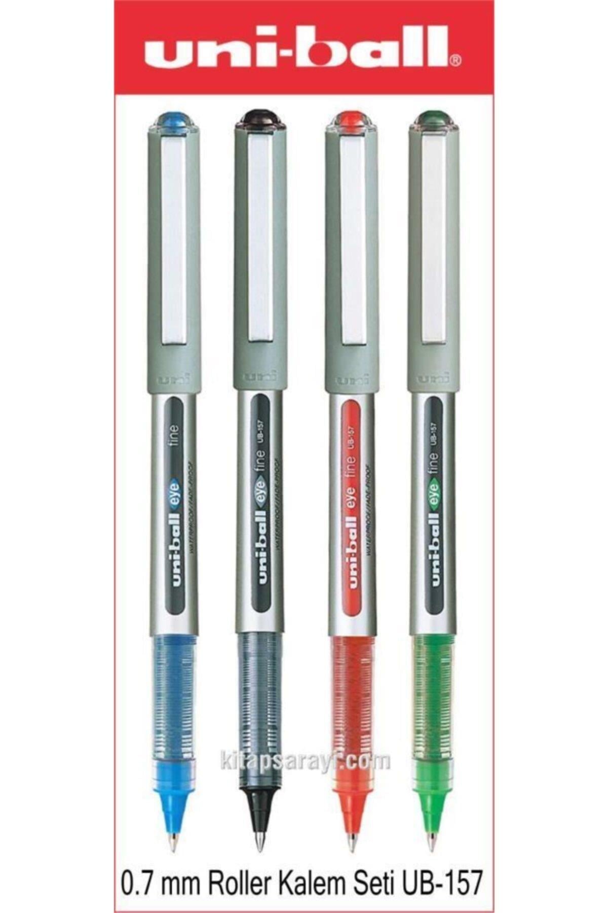 Uniball Eye Fine 0.7 mm Roller Kalem Seti 4 Adet Ub-157