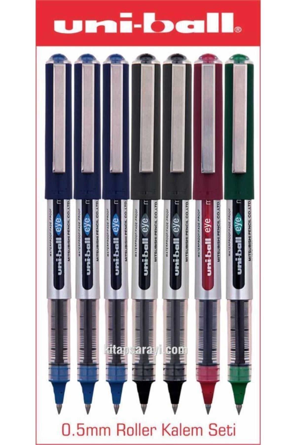 Uniball Eye Mikro 0.5 Mm Roller Kalem Seti 7 Adet Ub-150