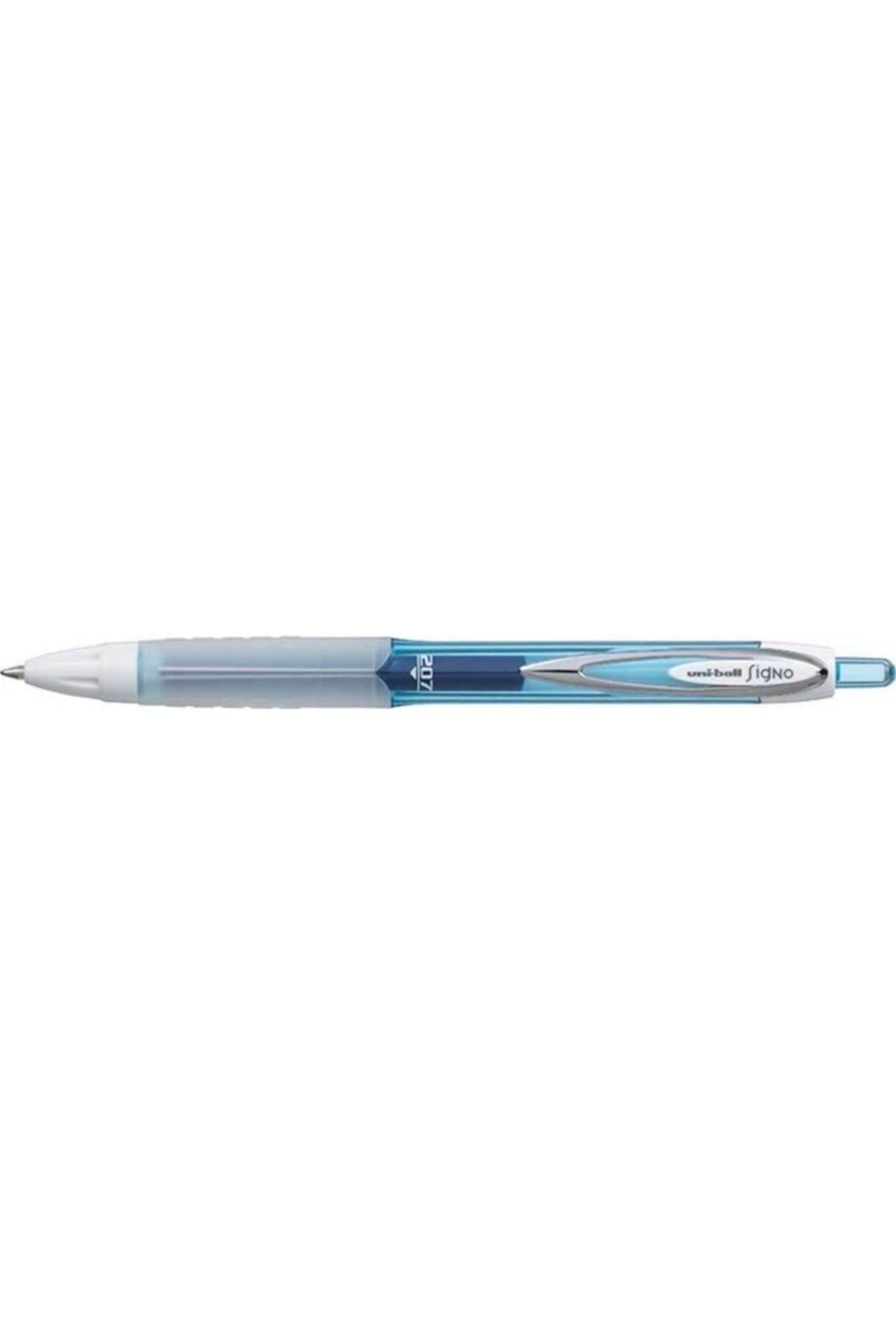 Uniball Signo 207f ( 0.7 ) Mekanik Jel Kalem Mavi