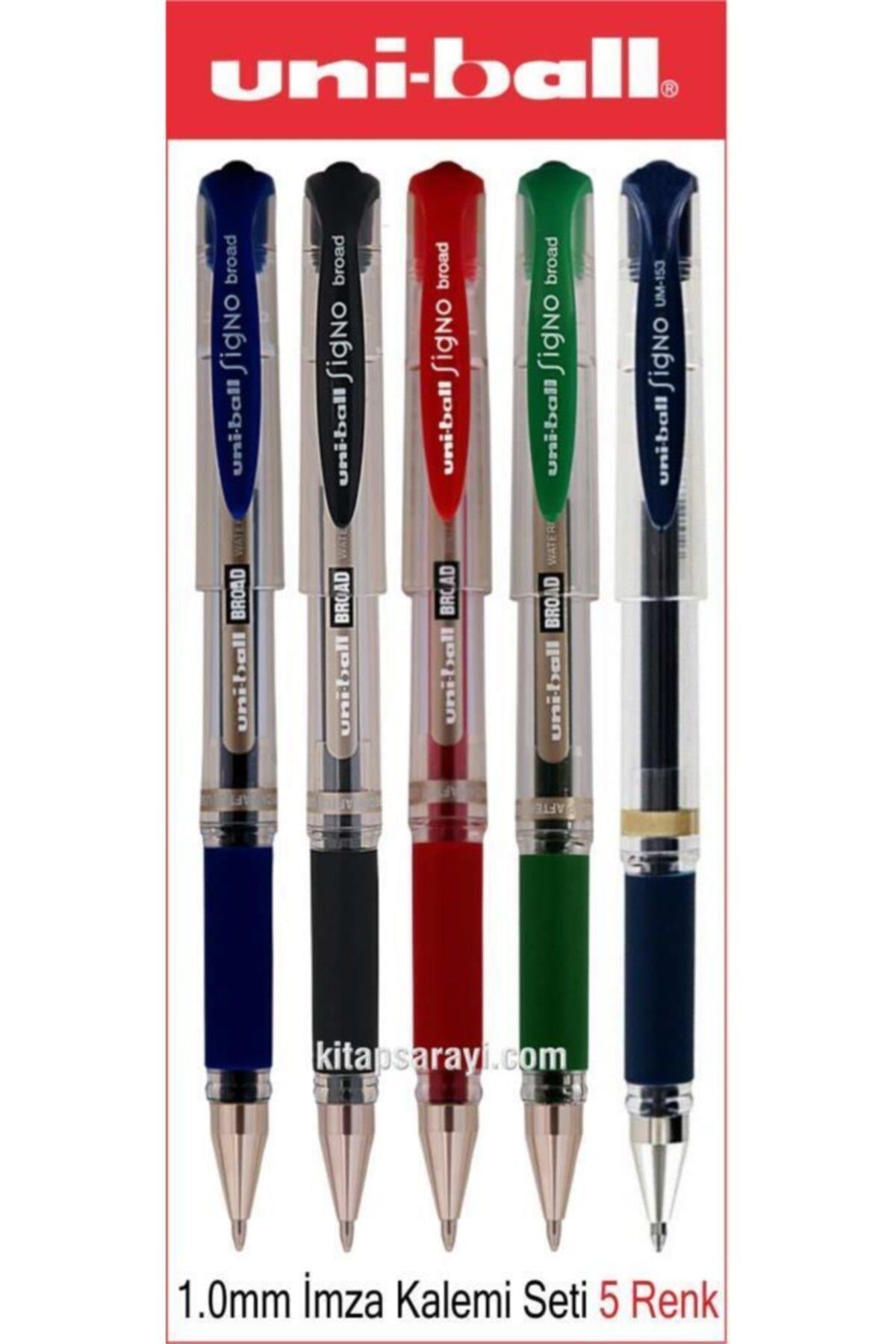 Uniball Signo Broad 1.0 Mm Imza Kalem Seti 5 Adet Um-153