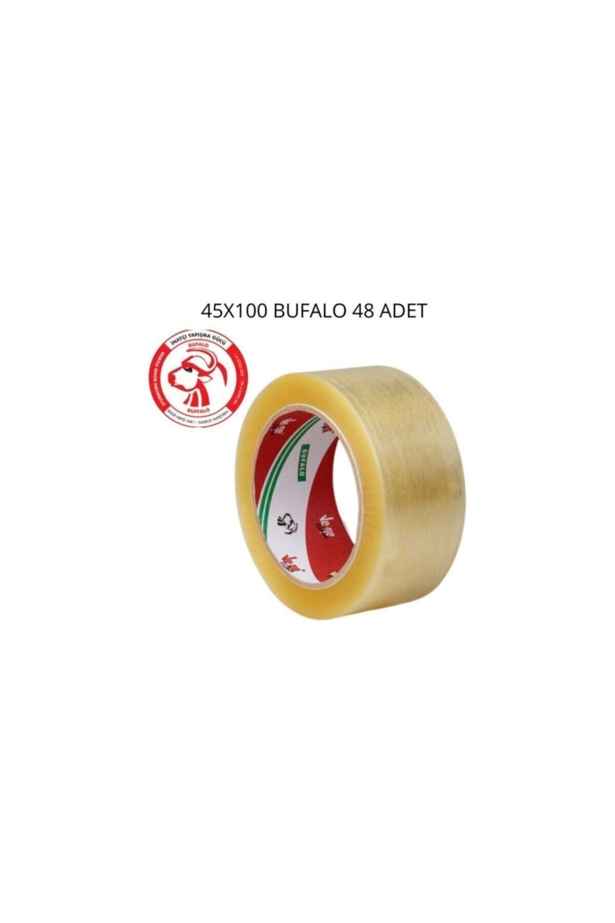 Ve-ge Koli Bantı Bufalo 45x100 Şeffaf 48 Adet