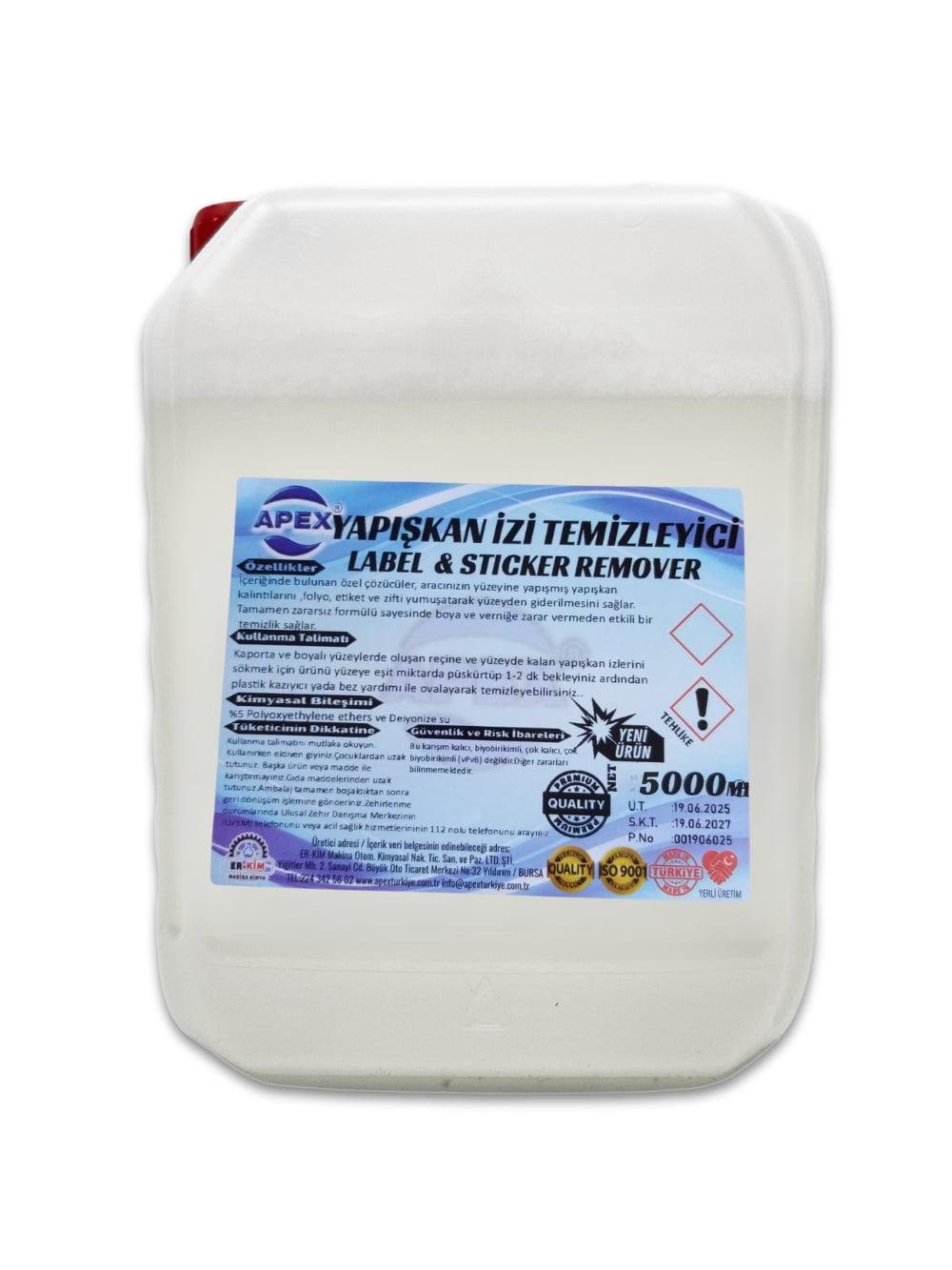 Yapışkan İzi Sökücü 5000 ml – Etiket ve Bant Temizleyici Sprey