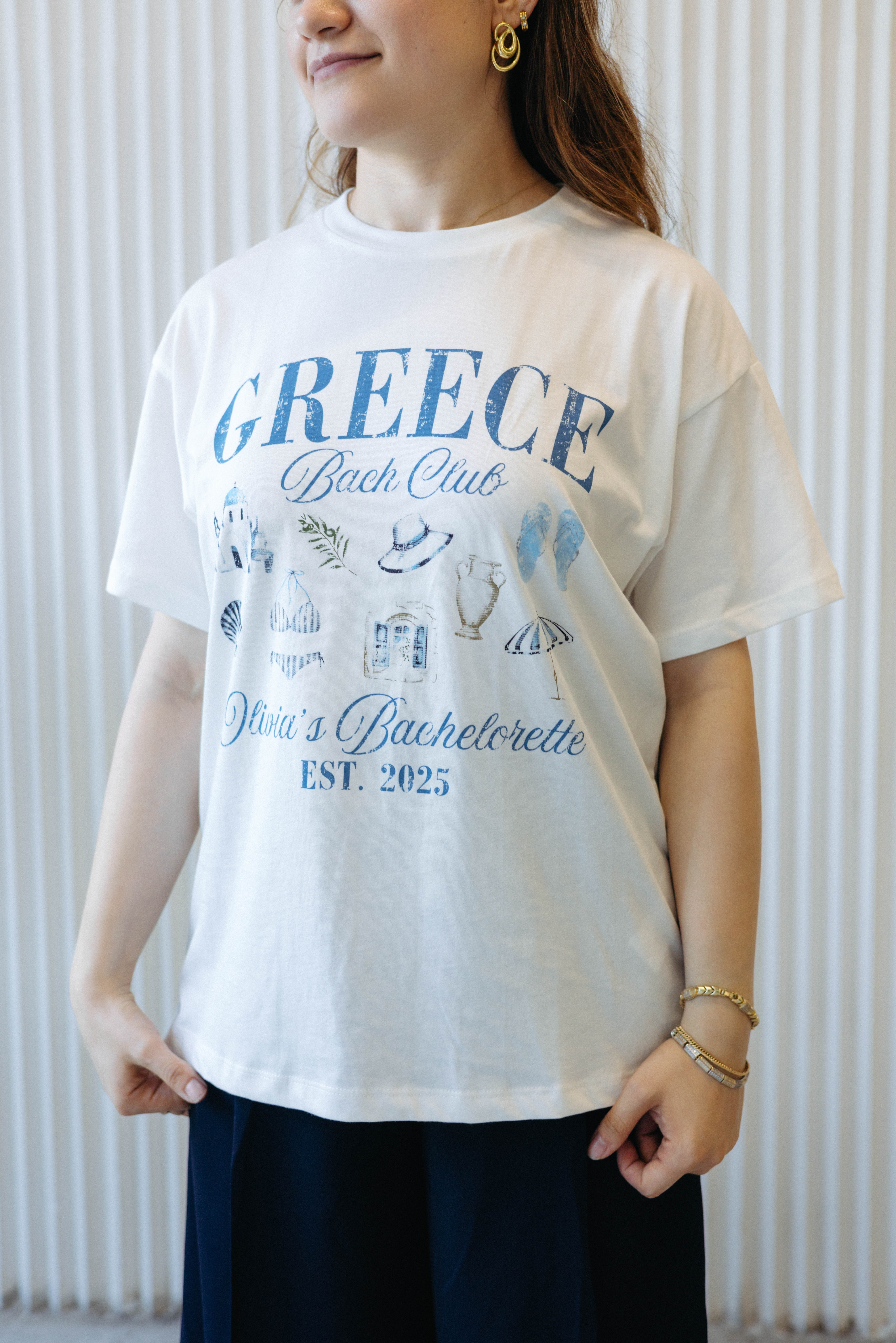 Greece T-shirt Ekru
