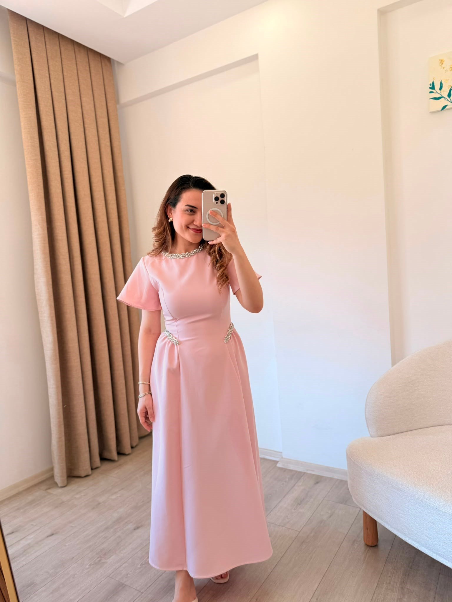 Prenses Elbise Pembe