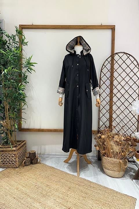 BURBERRYY TRENÇ Siyah